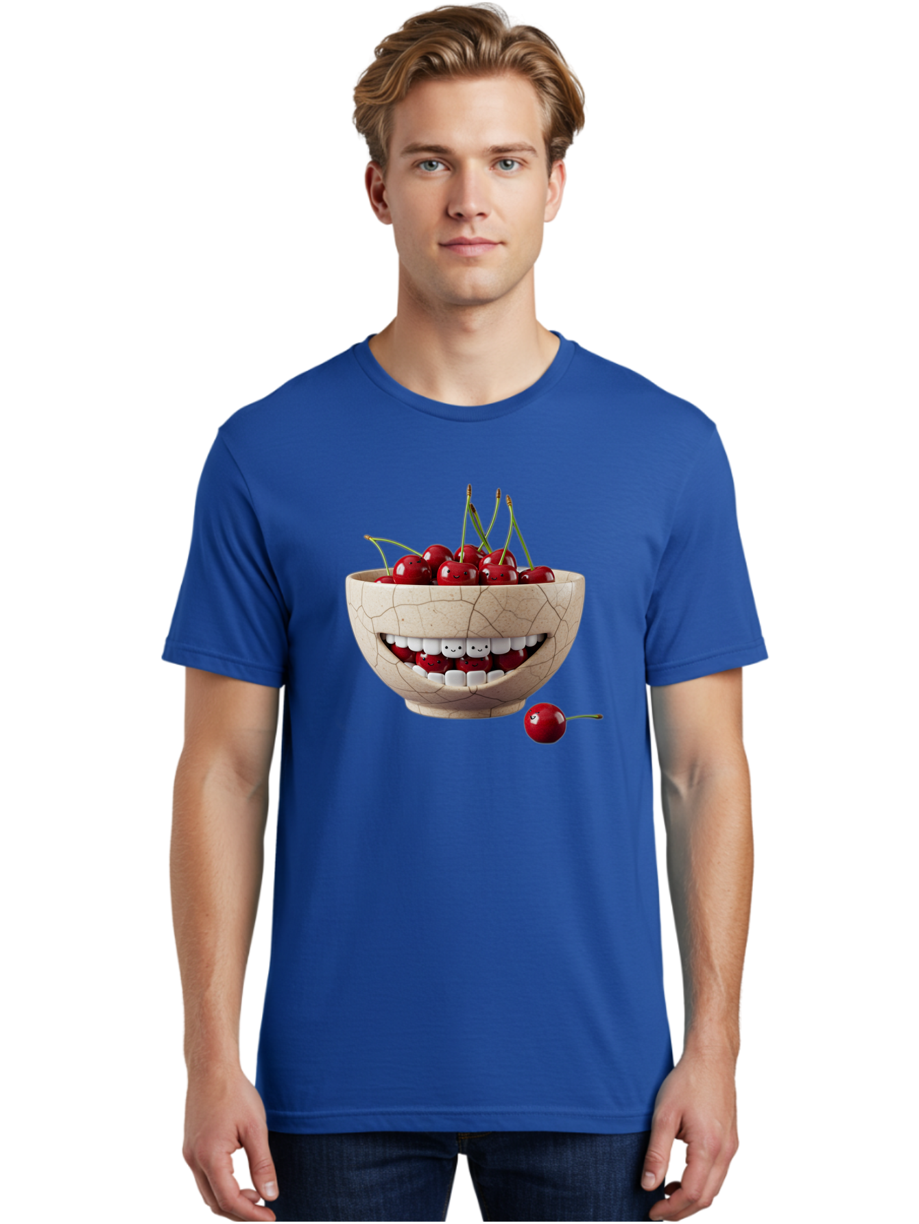 Ceramic-Bowl-With-Cherries Men'S Graphic Tee, 100% Cotton, Comfortable Casual Summer Wear, Machine Washable, Vintage Camera, Old Camera, Antique Camera, Black Camera, Classic Photography, Photography Equipment, Nostalgic Device, Film Camera, Bai653