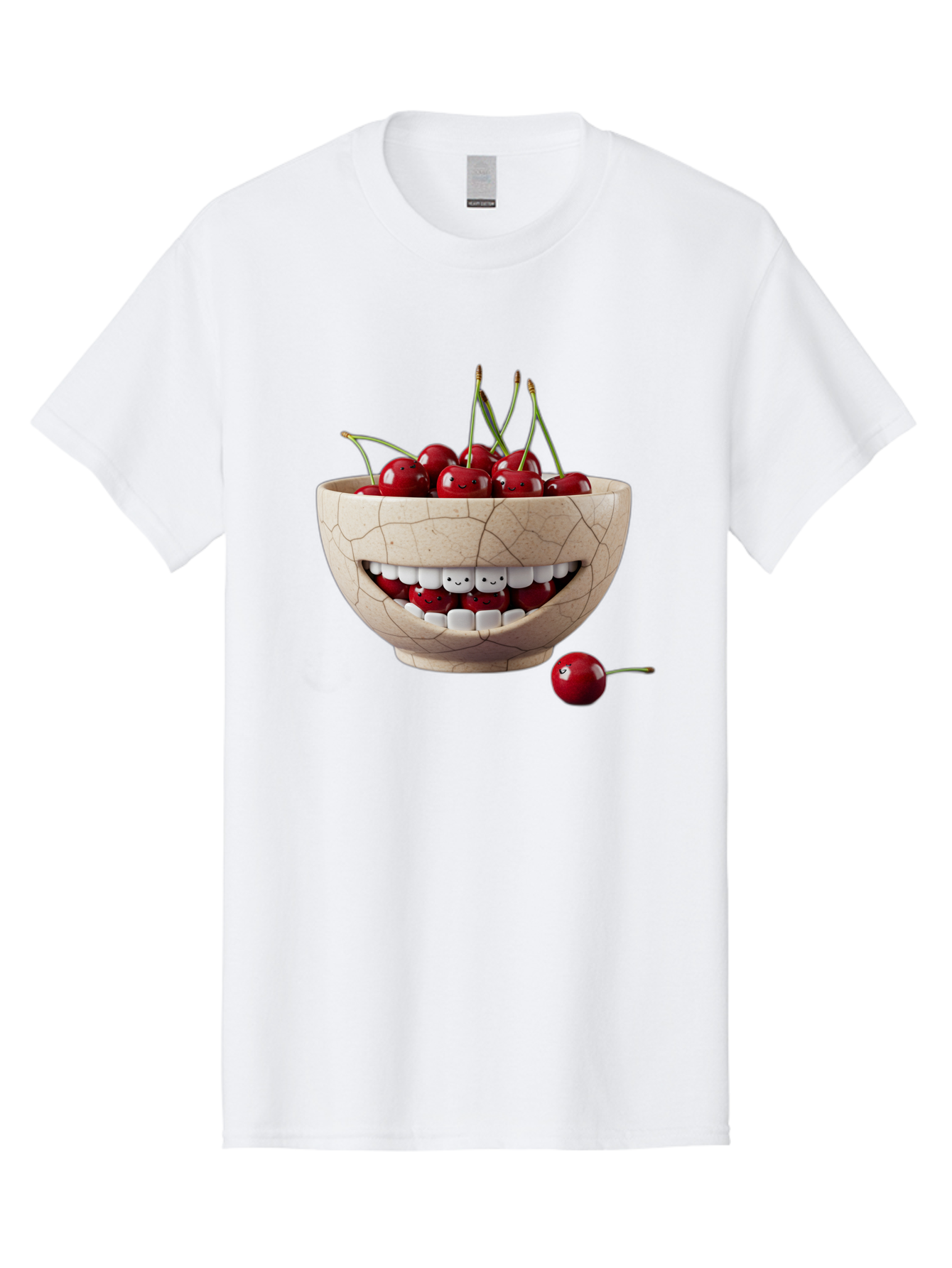 Ceramic-Bowl-With-Cherries Men'S Graphic Tee, 100% Cotton, Comfortable Casual Summer Wear, Machine Washable, Vintage Camera, Old Camera, Antique Camera, Black Camera, Classic Photography, Photography Equipment, Nostalgic Device, Film Camera, Bai653