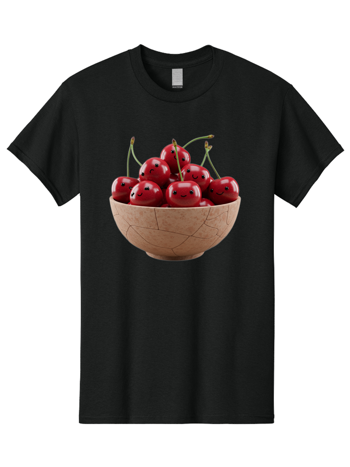 Cherries-1 Men'S Graphic Tee, 100% Cotton, Comfortable Casual Summer Wear, Machine Washable, Vintage Camera, Old Camera, Antique Camera, Black Camera, Classic Photography, Photography Equipment, Nostalgic Device, Film Camera, Camera Art Bai654