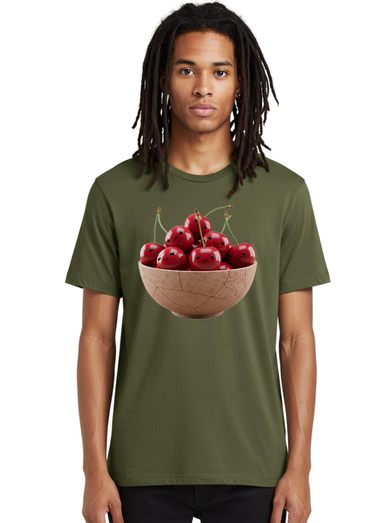 Cherries-1 Men'S Graphic Tee, 100% Cotton, Comfortable Casual Summer Wear, Machine Washable, Vintage Camera, Old Camera, Antique Camera, Black Camera, Classic Photography, Photography Equipment, Nostalgic Device, Film Camera, Camera Art Bai654
