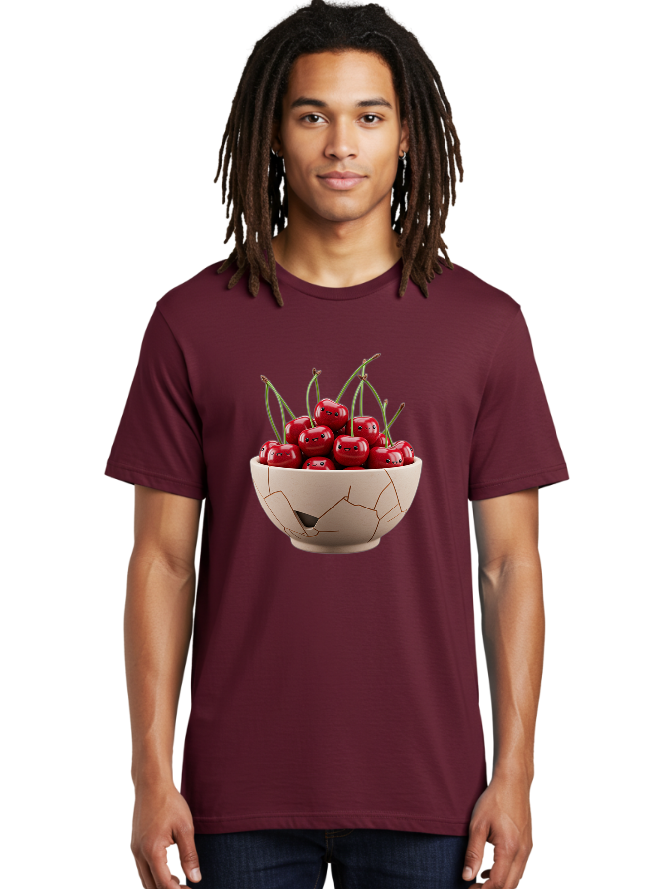 Cherries-3 Men'S Graphic Tee, 100% Cotton, Comfortable Casual Summer Wear, Machine Washable, Vintage Camera, Old Camera, Antique Camera, Black Camera, Classic Photography, Photography Equipment, Nostalgic Device, Film Camera, Camera Art Bai656