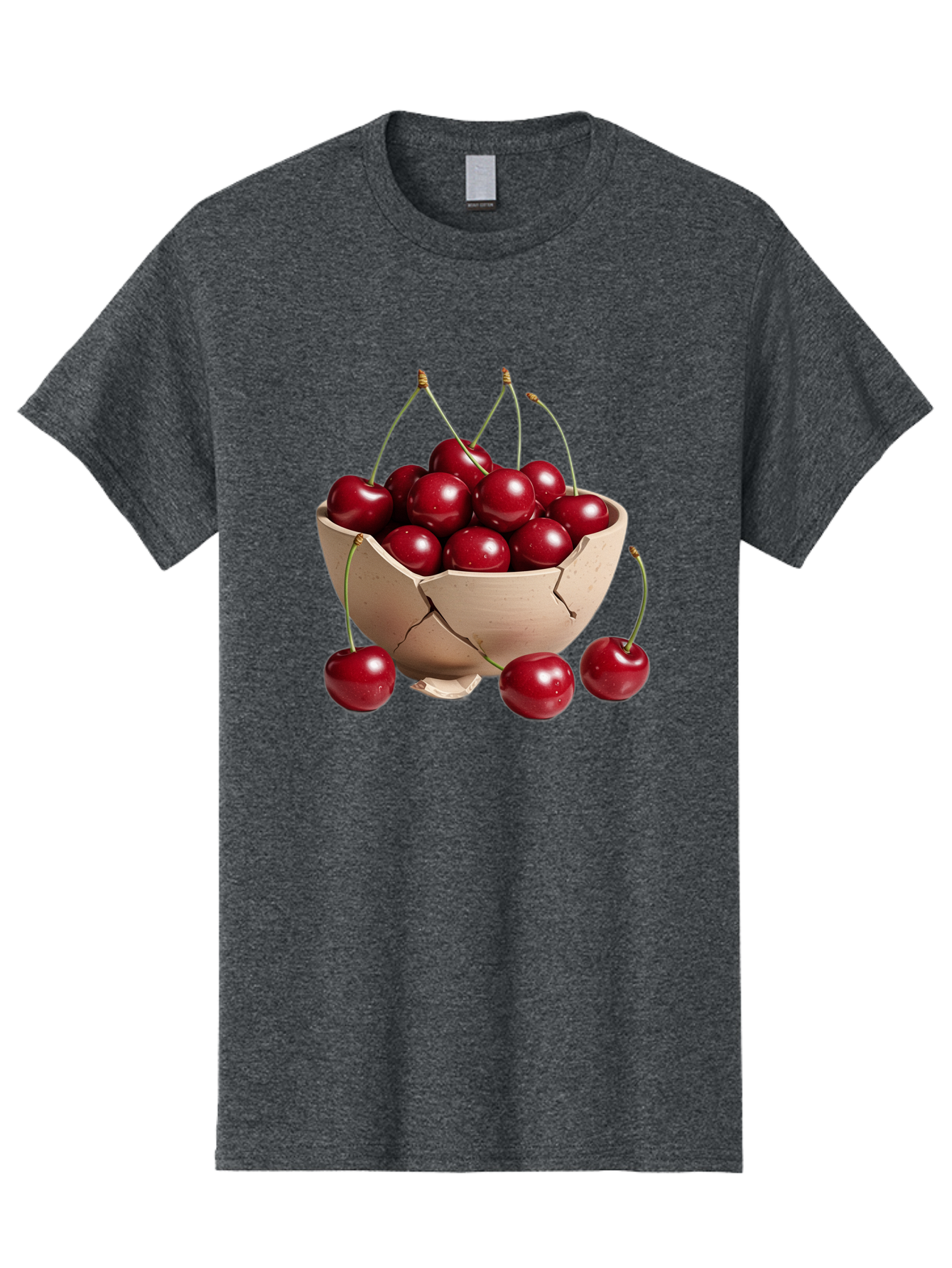 Cherries-4 Men'S Graphic Tee, 100% Cotton, Comfortable Casual Summer Wear, Machine Washable, Vintage Camera, Old Camera, Antique Camera, Black Camera, Classic Photography, Photography Equipment, Nostalgic Device, Film Camera, Camera Art Bai657