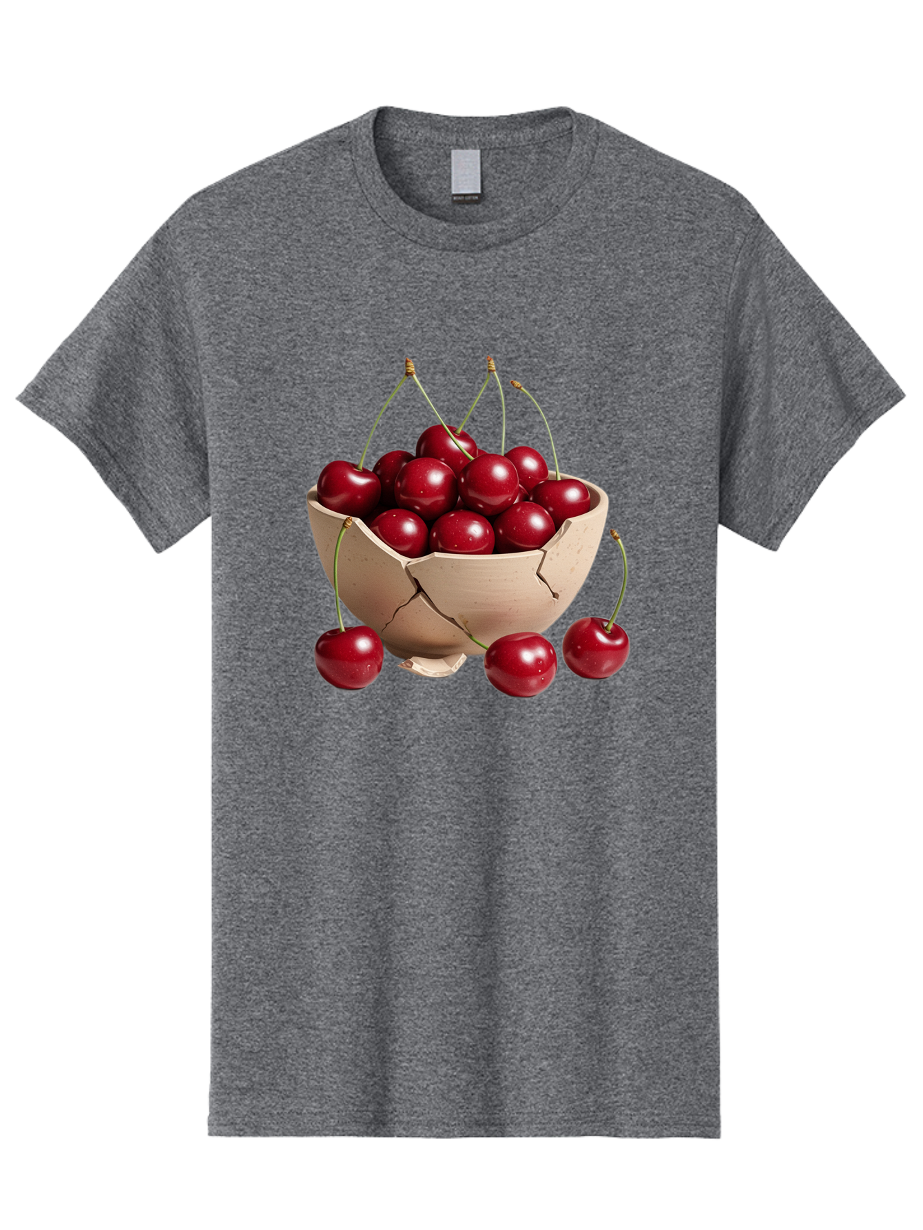 Cherries-4 Men'S Graphic Tee, 100% Cotton, Comfortable Casual Summer Wear, Machine Washable, Vintage Camera, Old Camera, Antique Camera, Black Camera, Classic Photography, Photography Equipment, Nostalgic Device, Film Camera, Camera Art Bai657