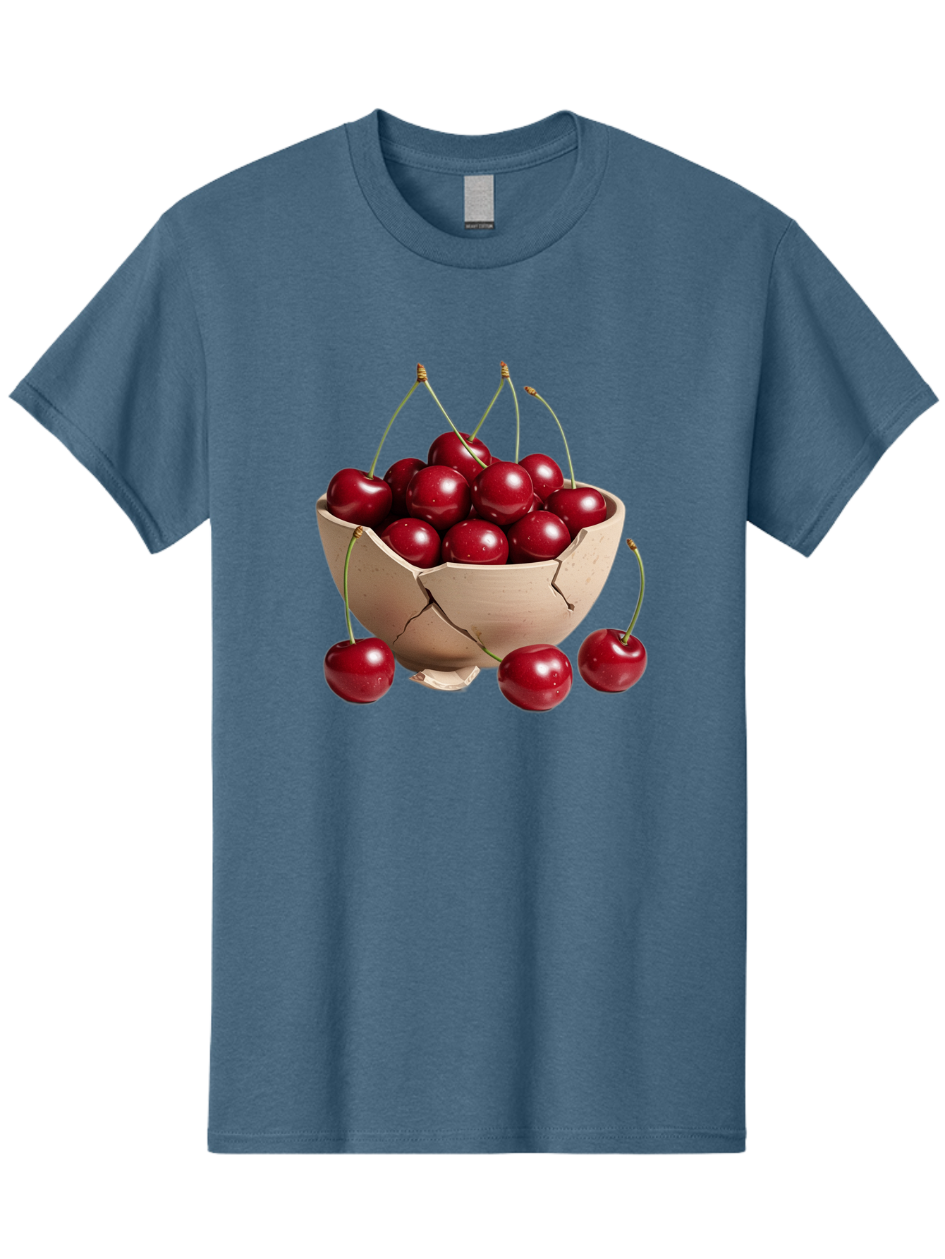 Cherries-4 Men'S Graphic Tee, 100% Cotton, Comfortable Casual Summer Wear, Machine Washable, Vintage Camera, Old Camera, Antique Camera, Black Camera, Classic Photography, Photography Equipment, Nostalgic Device, Film Camera, Camera Art Bai657