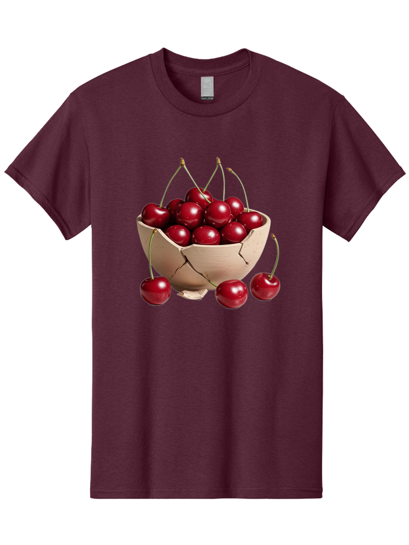 Cherries-4 Men'S Graphic Tee, 100% Cotton, Comfortable Casual Summer Wear, Machine Washable, Vintage Camera, Old Camera, Antique Camera, Black Camera, Classic Photography, Photography Equipment, Nostalgic Device, Film Camera, Camera Art Bai657