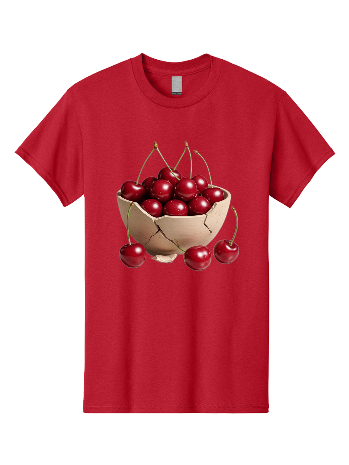 Cherries-4 Men'S Graphic Tee, 100% Cotton, Comfortable Casual Summer Wear, Machine Washable, Vintage Camera, Old Camera, Antique Camera, Black Camera, Classic Photography, Photography Equipment, Nostalgic Device, Film Camera, Camera Art Bai657