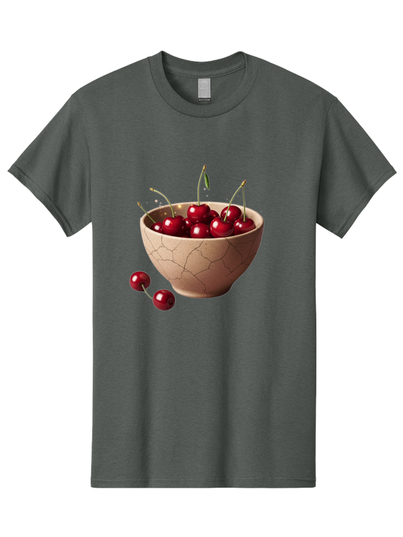 Cherries-5 Men'S Graphic Tee, 100% Cotton, Comfortable Casual Summer Wear, Machine Washable, Vintage Camera, Old Camera, Antique Camera, Black Camera, Classic Photography, Photography Equipment, Nostalgic Device, Film Camera, Camera Art Bai658