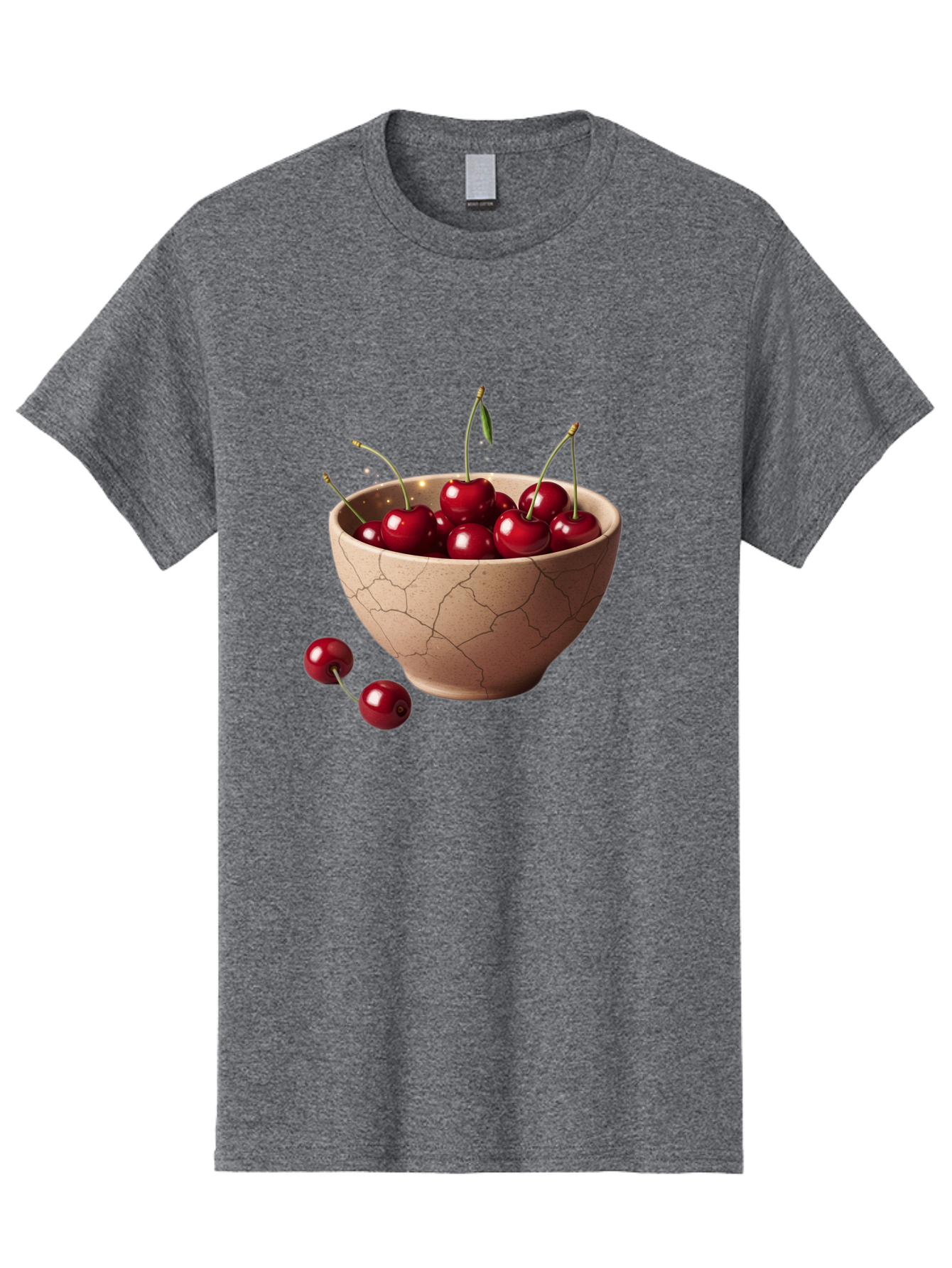Cherries-5 Men'S Graphic Tee, 100% Cotton, Comfortable Casual Summer Wear, Machine Washable, Vintage Camera, Old Camera, Antique Camera, Black Camera, Classic Photography, Photography Equipment, Nostalgic Device, Film Camera, Camera Art Bai658