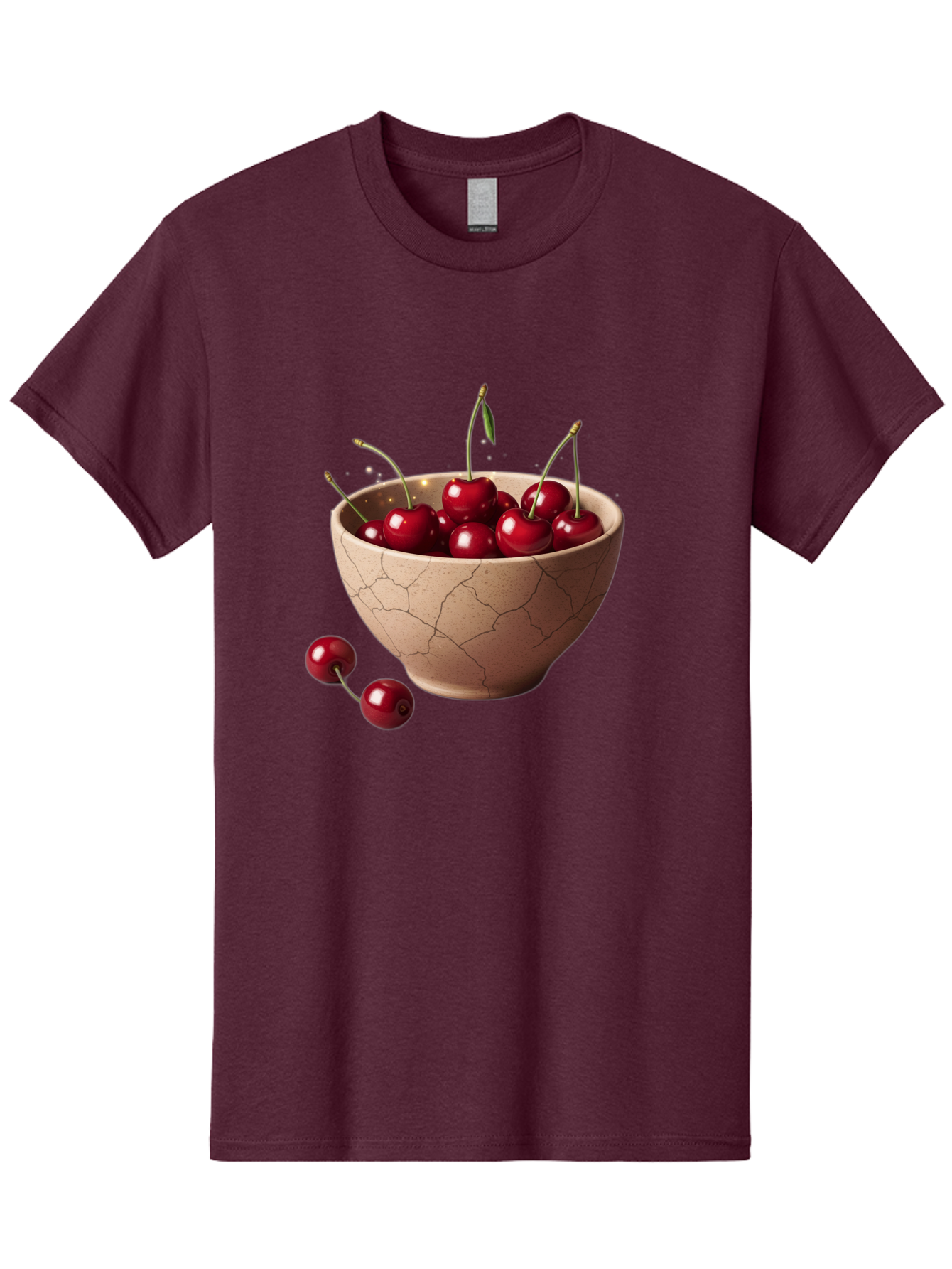 Cherries-5 Men'S Graphic Tee, 100% Cotton, Comfortable Casual Summer Wear, Machine Washable, Vintage Camera, Old Camera, Antique Camera, Black Camera, Classic Photography, Photography Equipment, Nostalgic Device, Film Camera, Camera Art Bai658