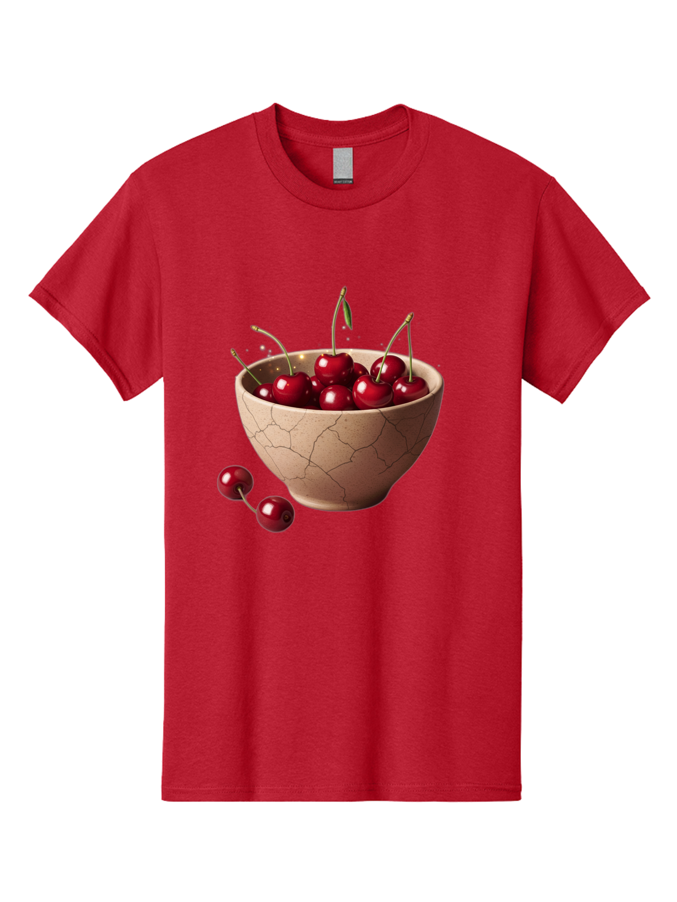 Cherries-5 Men'S Graphic Tee, 100% Cotton, Comfortable Casual Summer Wear, Machine Washable, Vintage Camera, Old Camera, Antique Camera, Black Camera, Classic Photography, Photography Equipment, Nostalgic Device, Film Camera, Camera Art Bai658