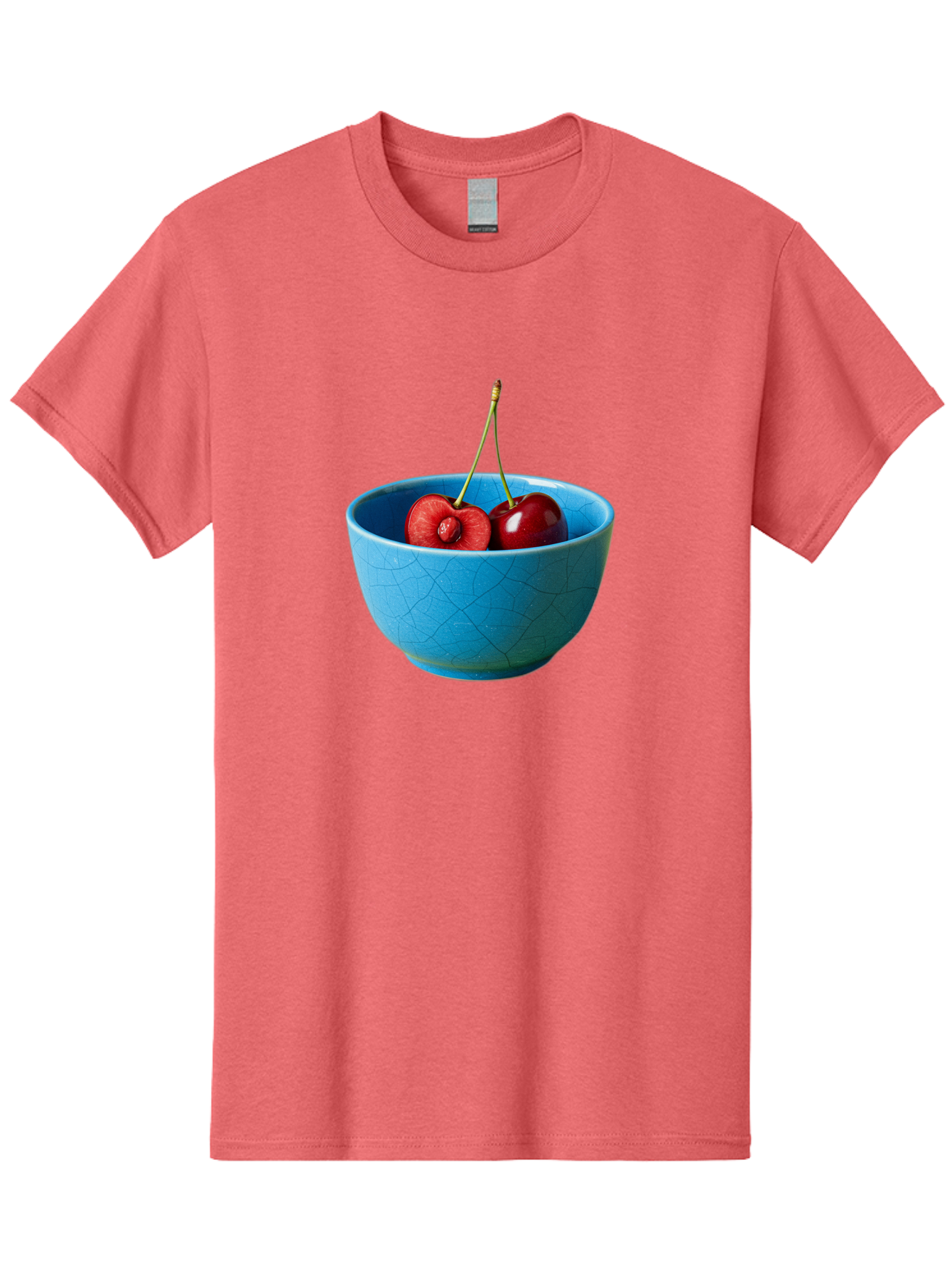 Cherries-Bowl-1 Men'S Graphic Tee, 100% Cotton, Comfortable Casual Summer Wear, Machine Washable, Vintage Camera, Old Camera, Antique Camera, Black Camera, Classic Photography, Photography Equipment, Nostalgic Device, Film Camera, Camera Art Bai659