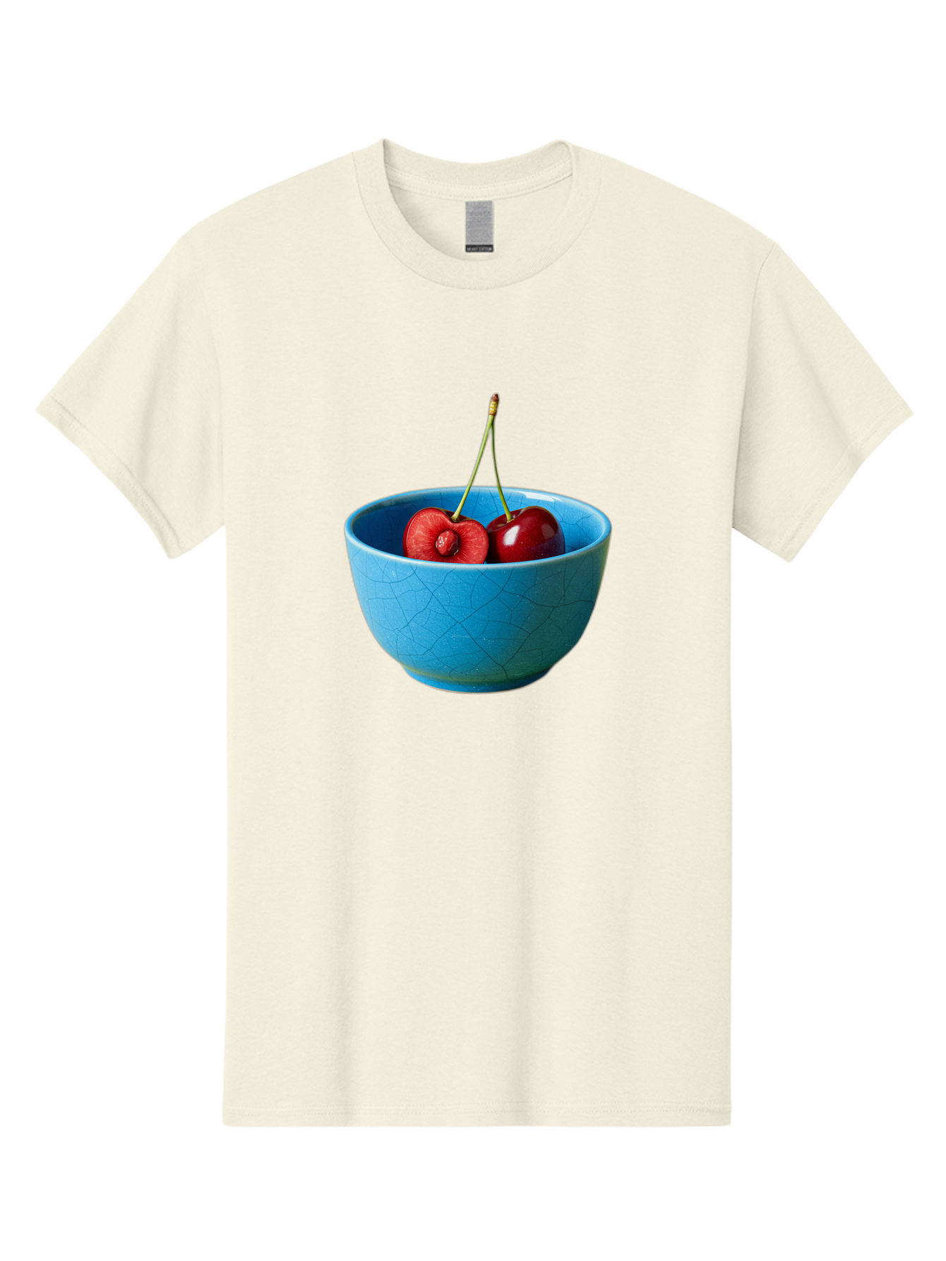 Cherries-Bowl-1 Men'S Graphic Tee, 100% Cotton, Comfortable Casual Summer Wear, Machine Washable, Vintage Camera, Old Camera, Antique Camera, Black Camera, Classic Photography, Photography Equipment, Nostalgic Device, Film Camera, Camera Art Bai659