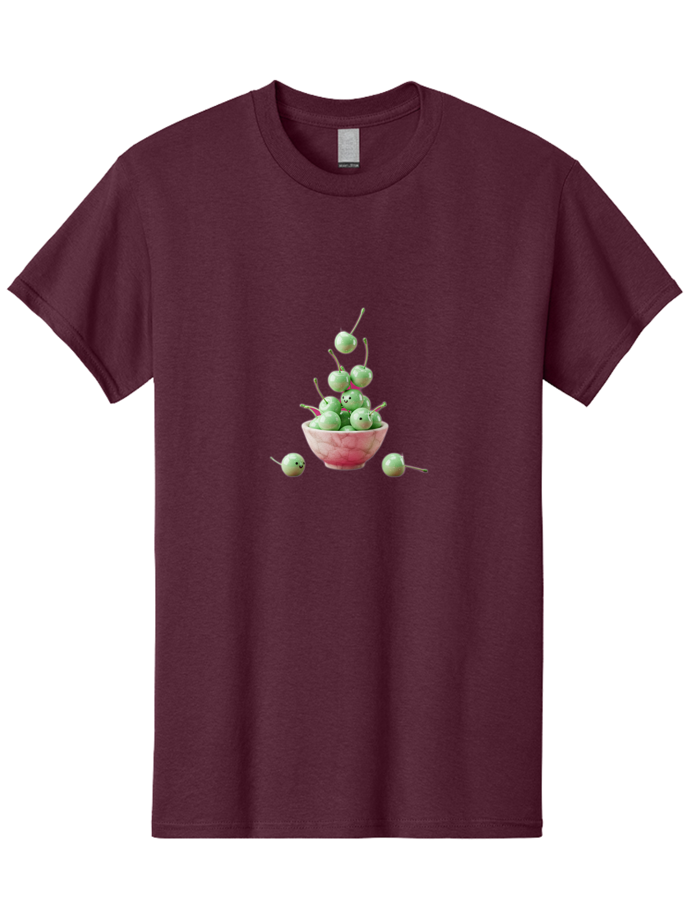 Cherries-Bowl-2 Men'S Graphic Tee, 100% Cotton, Comfortable Casual Summer Wear, Machine Washable, Vintage Camera, Old Camera, Antique Camera, Black Camera, Classic Photography, Photography Equipment, Nostalgic Device, Film Camera, Camera Art Bai660