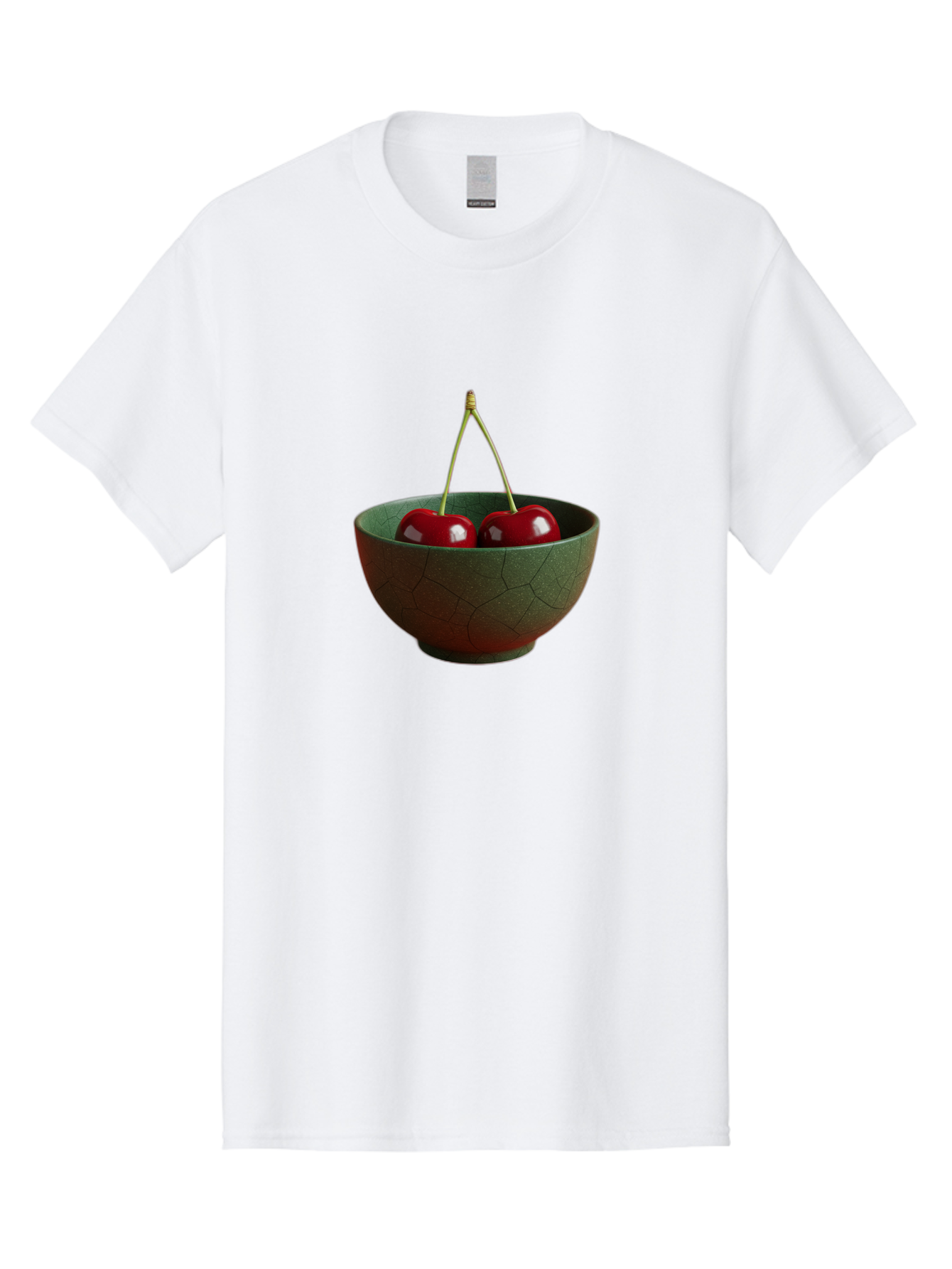 Cherries-Bowl Men'S Graphic Tee, 100% Cotton, Comfortable Casual Summer Wear, Machine Washable, Vintage Camera, Old Camera, Antique Camera, Black Camera, Classic Photography, Photography Equipment, Nostalgic Device, Film Camera, Camera Art Bai661