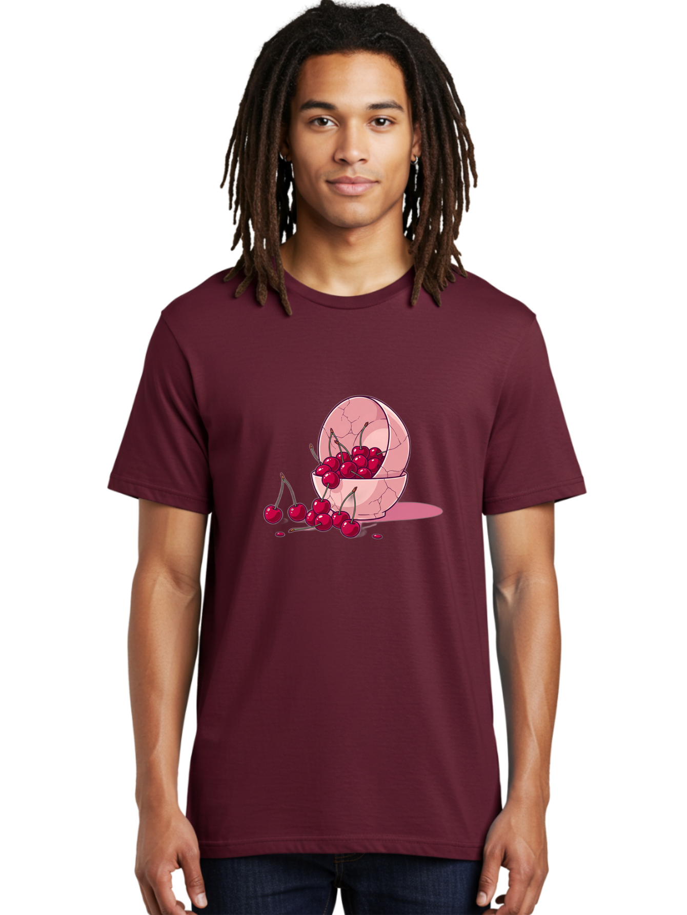 Cherries-Filling-Egg-Shell Men'S Graphic Tee, 100% Cotton, Comfortable Casual Summer Wear, Machine Washable, Vintage Camera, Old Camera, Antique Camera, Black Camera, Classic Photography, Photography Equipment, Nostalgic Device, Film Camera, Bai662
