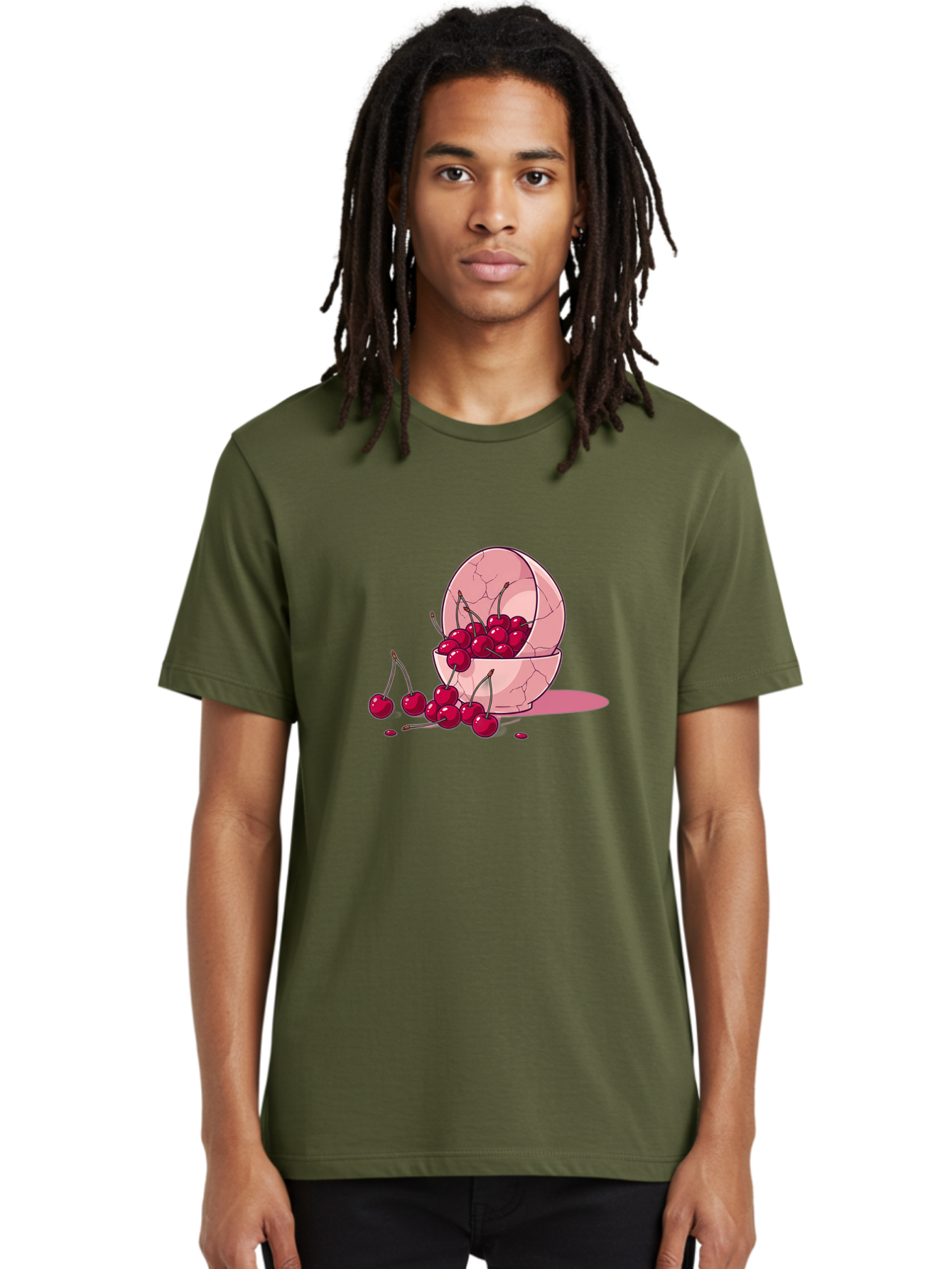 Cherries-Filling-Egg-Shell Men'S Graphic Tee, 100% Cotton, Comfortable Casual Summer Wear, Machine Washable, Vintage Camera, Old Camera, Antique Camera, Black Camera, Classic Photography, Photography Equipment, Nostalgic Device, Film Camera, Bai662