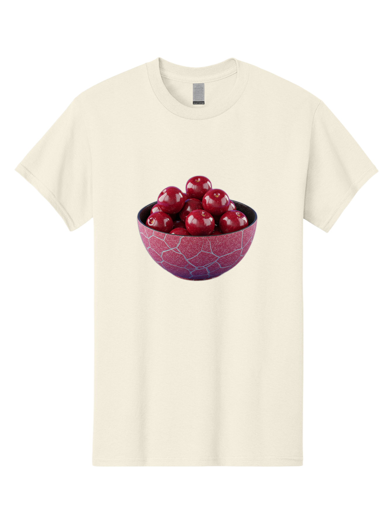Cherries-In-A-Bowl-1 Men'S Graphic Tee, 100% Cotton, Comfortable Casual Summer Wear, Machine Washable, Vintage Camera, Old Camera, Antique Camera, Black Camera, Classic Photography, Photography Equipment, Nostalgic Device, Film Camera, Bai663