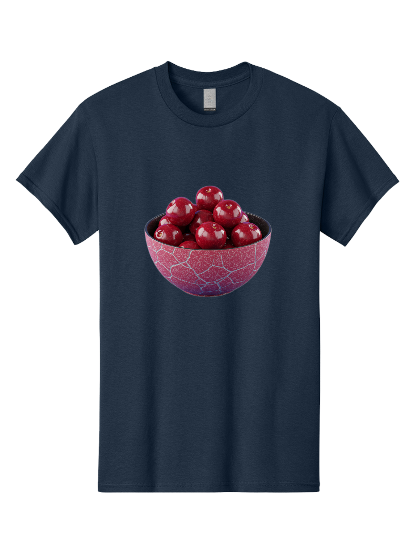 Cherries-In-A-Bowl-1 Men'S Graphic Tee, 100% Cotton, Comfortable Casual Summer Wear, Machine Washable, Vintage Camera, Old Camera, Antique Camera, Black Camera, Classic Photography, Photography Equipment, Nostalgic Device, Film Camera, Bai663