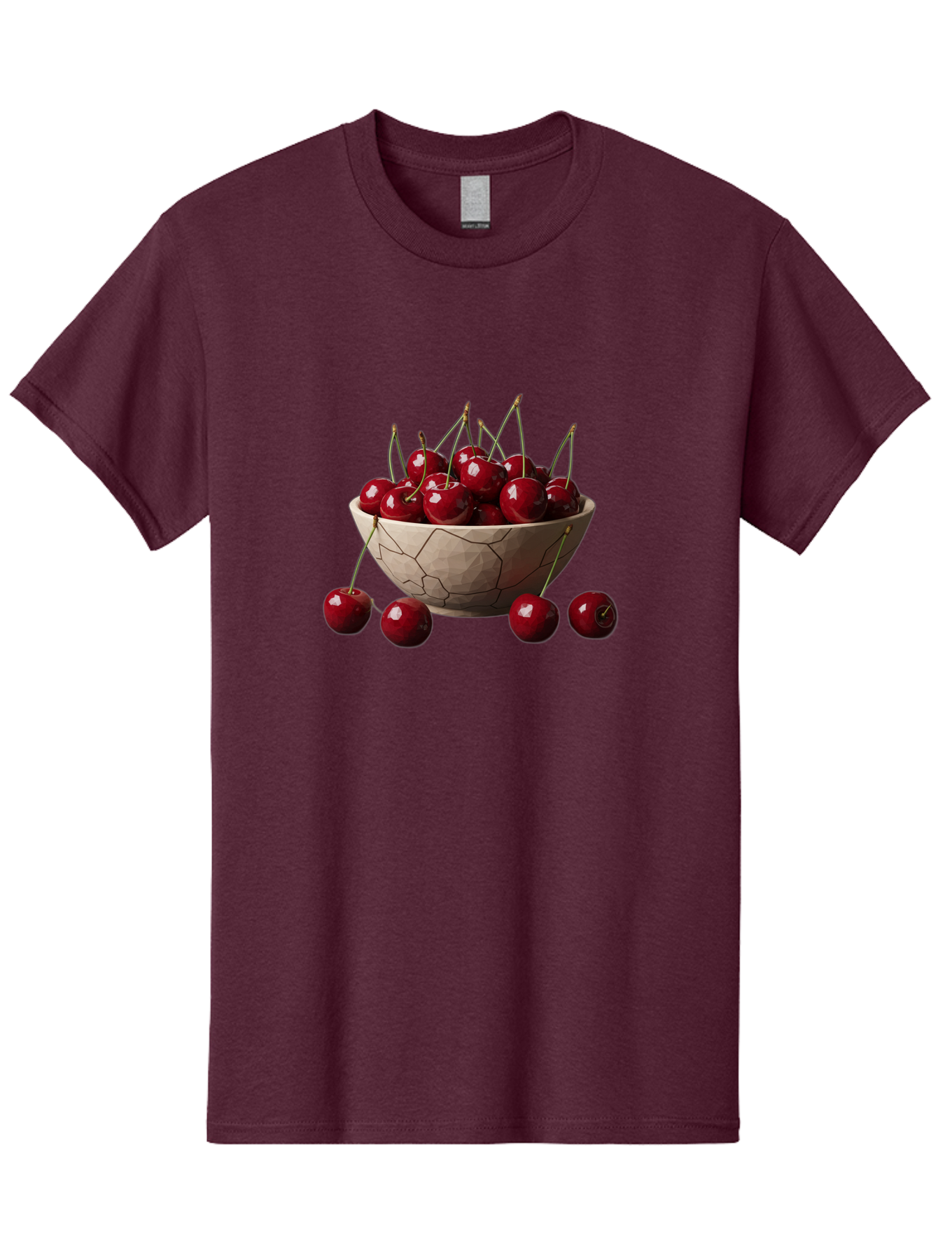 Cherries-In-A-Bowl-2 Men'S Graphic Tee, 100% Cotton, Comfortable Casual Summer Wear, Machine Washable, Vintage Camera, Old Camera, Antique Camera, Black Camera, Classic Photography, Photography Equipment, Nostalgic Device, Film Camera, Bai664
