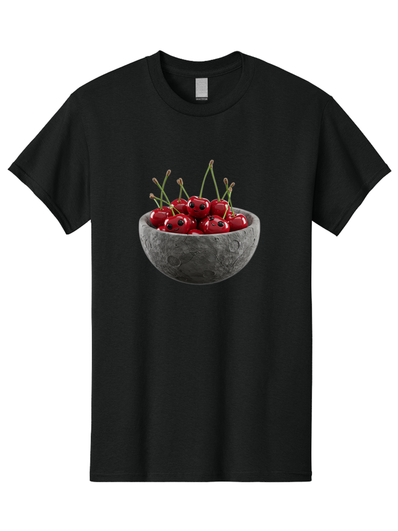 Cherries-In-A-Bowl-3 Men'S Graphic Tee, 100% Cotton, Comfortable Casual Summer Wear, Machine Washable, Vintage Camera, Old Camera, Antique Camera, Black Camera, Classic Photography, Photography Equipment, Nostalgic Device, Film Camera, Bai665