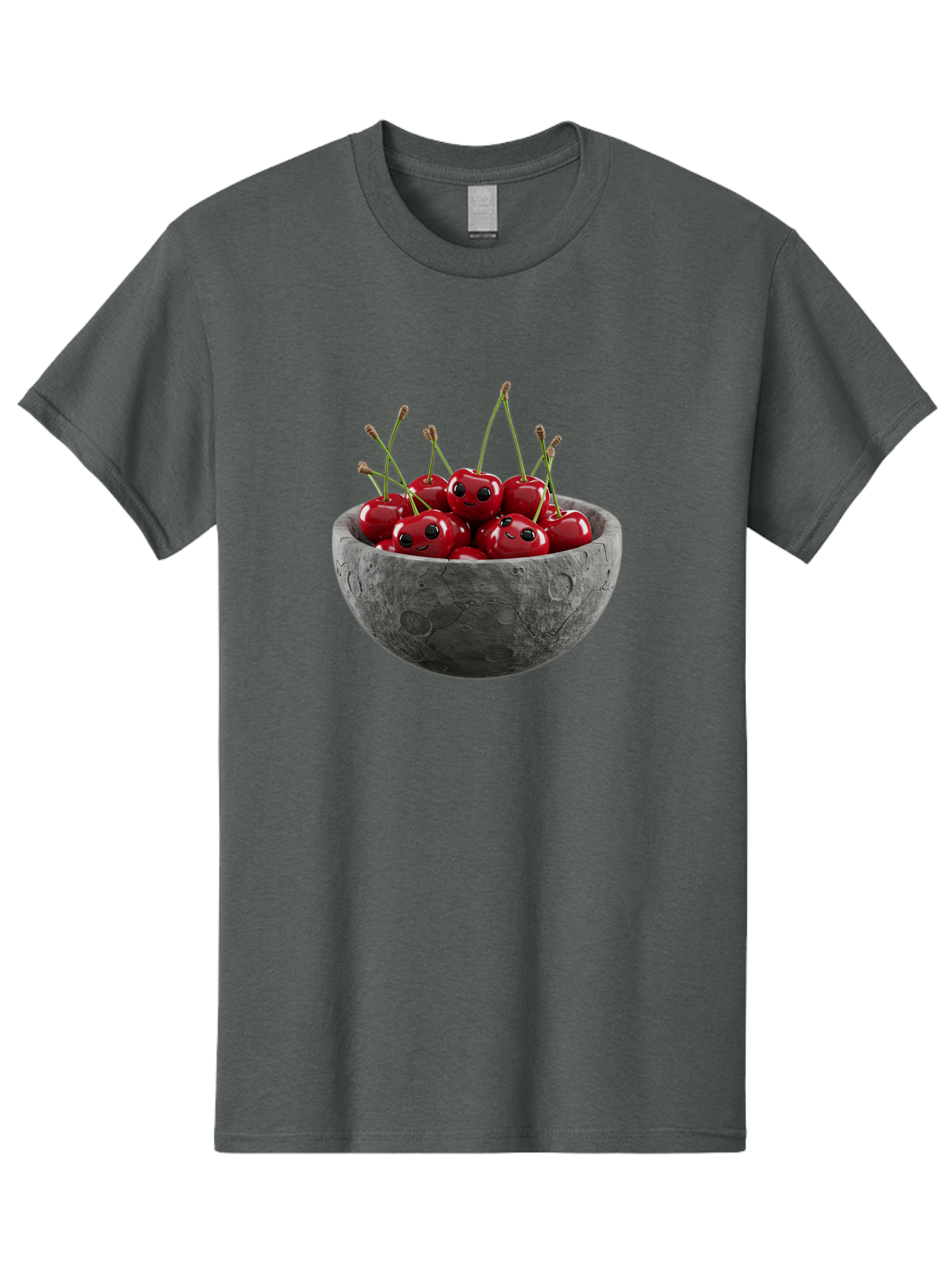 Cherries-In-A-Bowl-3 Men'S Graphic Tee, 100% Cotton, Comfortable Casual Summer Wear, Machine Washable, Vintage Camera, Old Camera, Antique Camera, Black Camera, Classic Photography, Photography Equipment, Nostalgic Device, Film Camera, Bai665