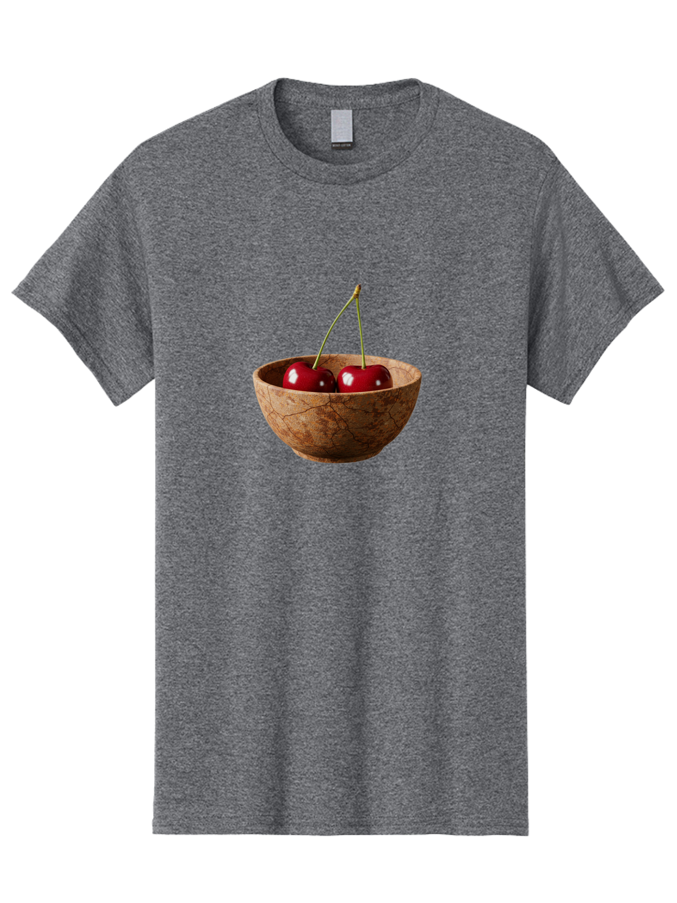 Cherries-In-A-Bowl Men'S Graphic Tee, 100% Cotton, Comfortable Casual Summer Wear, Machine Washable, Vintage Camera, Old Camera, Antique Camera, Black Camera, Classic Photography, Photography Equipment, Nostalgic Device, Film Camera, Bai666