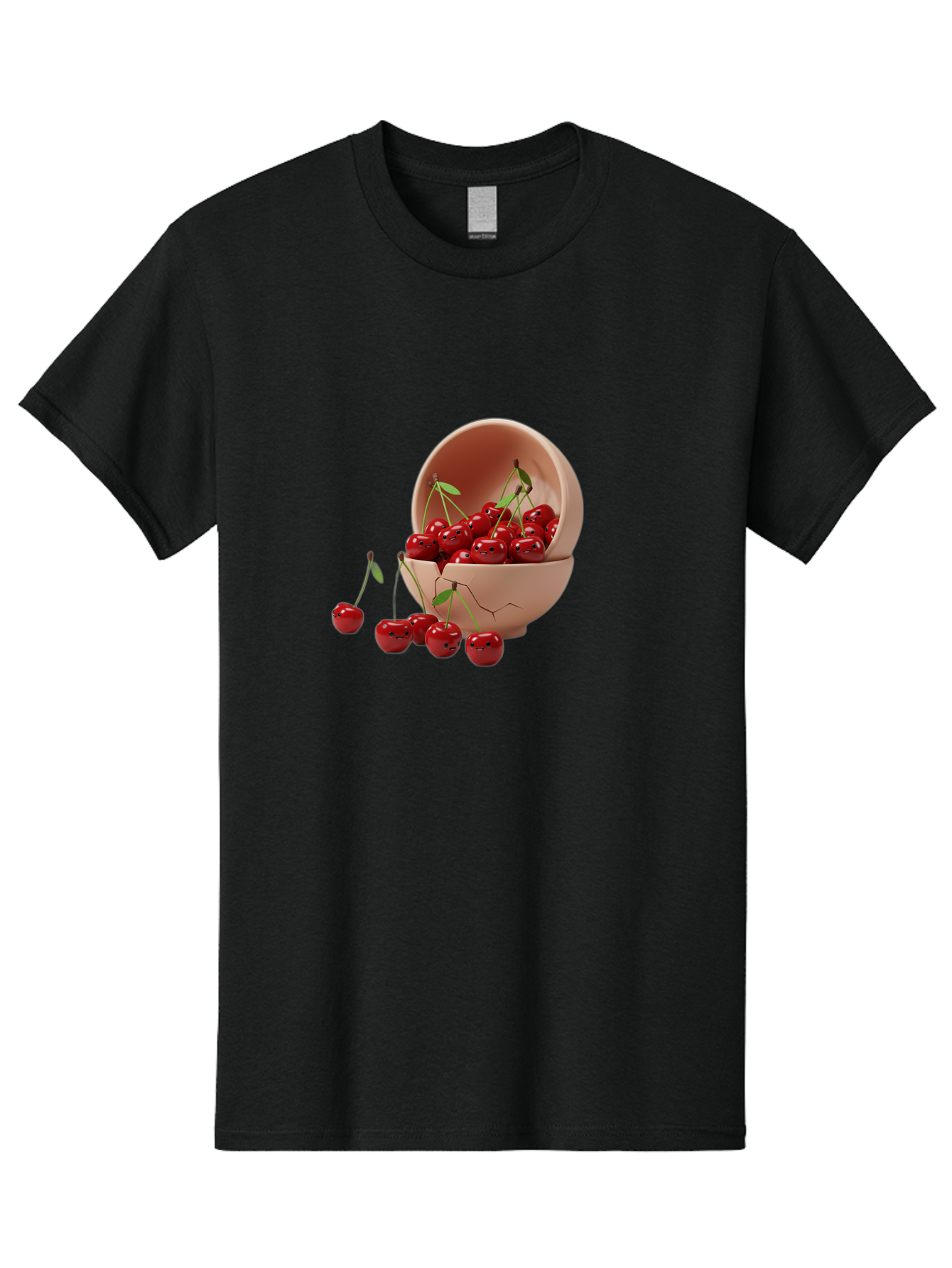 Cherries-In-A-Broken-Bowl Men'S Graphic Tee, 100% Cotton, Comfortable Casual Summer Wear, Machine Washable, Vintage Camera, Old Camera, Antique Camera, Black Camera, Classic Photography, Photography Equipment, Nostalgic Device, Film Camera, Bai667