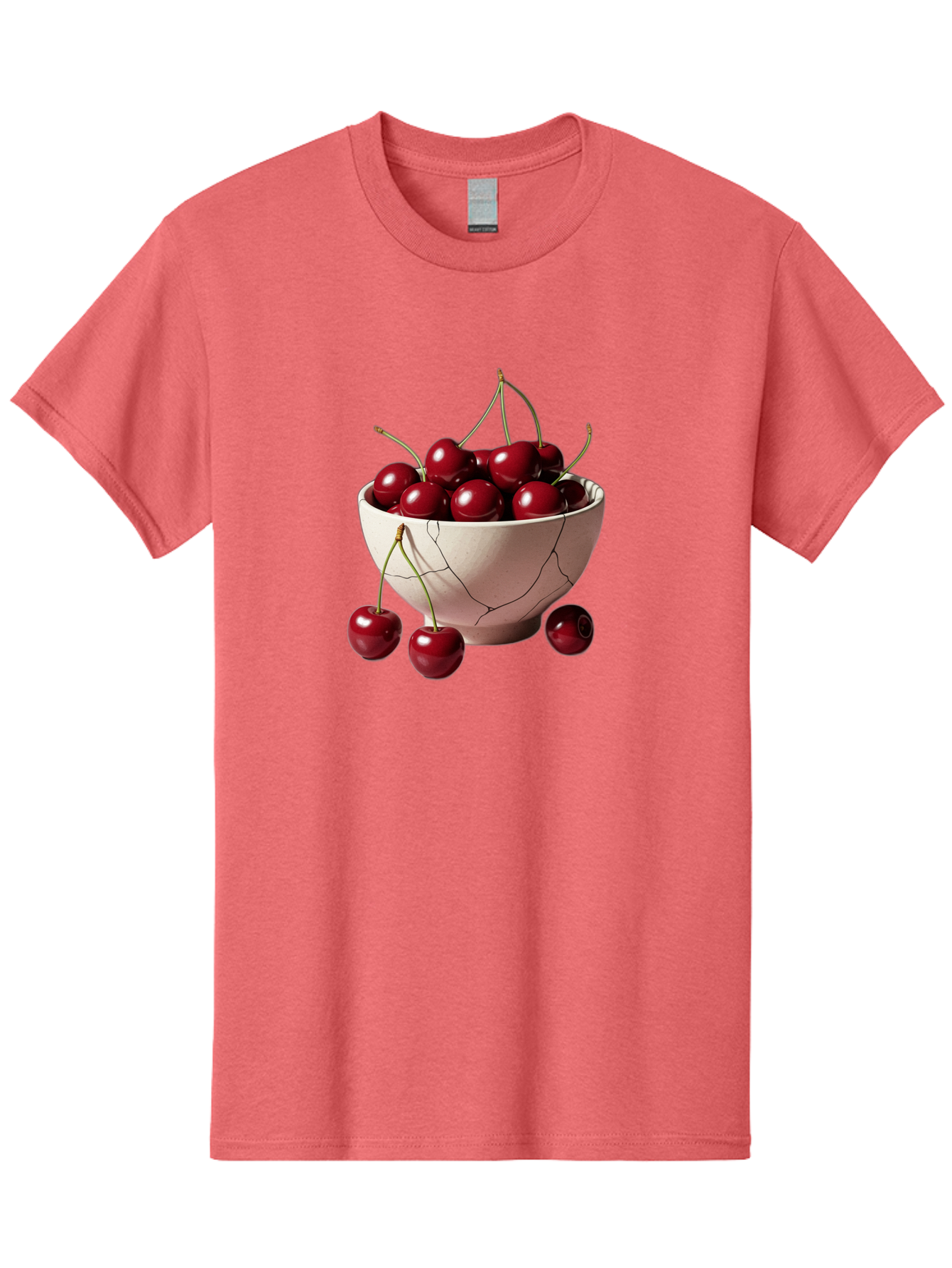 Cherries-In-A-Broken-White-Bowl Men'S Graphic Tee, 100% Cotton, Comfortable Casual Summer Wear, Machine Washable, Vintage Camera, Old Camera, Antique Camera, Black Camera, Classic Photography, Photography Equipment, Nostalgic Device, Bai668