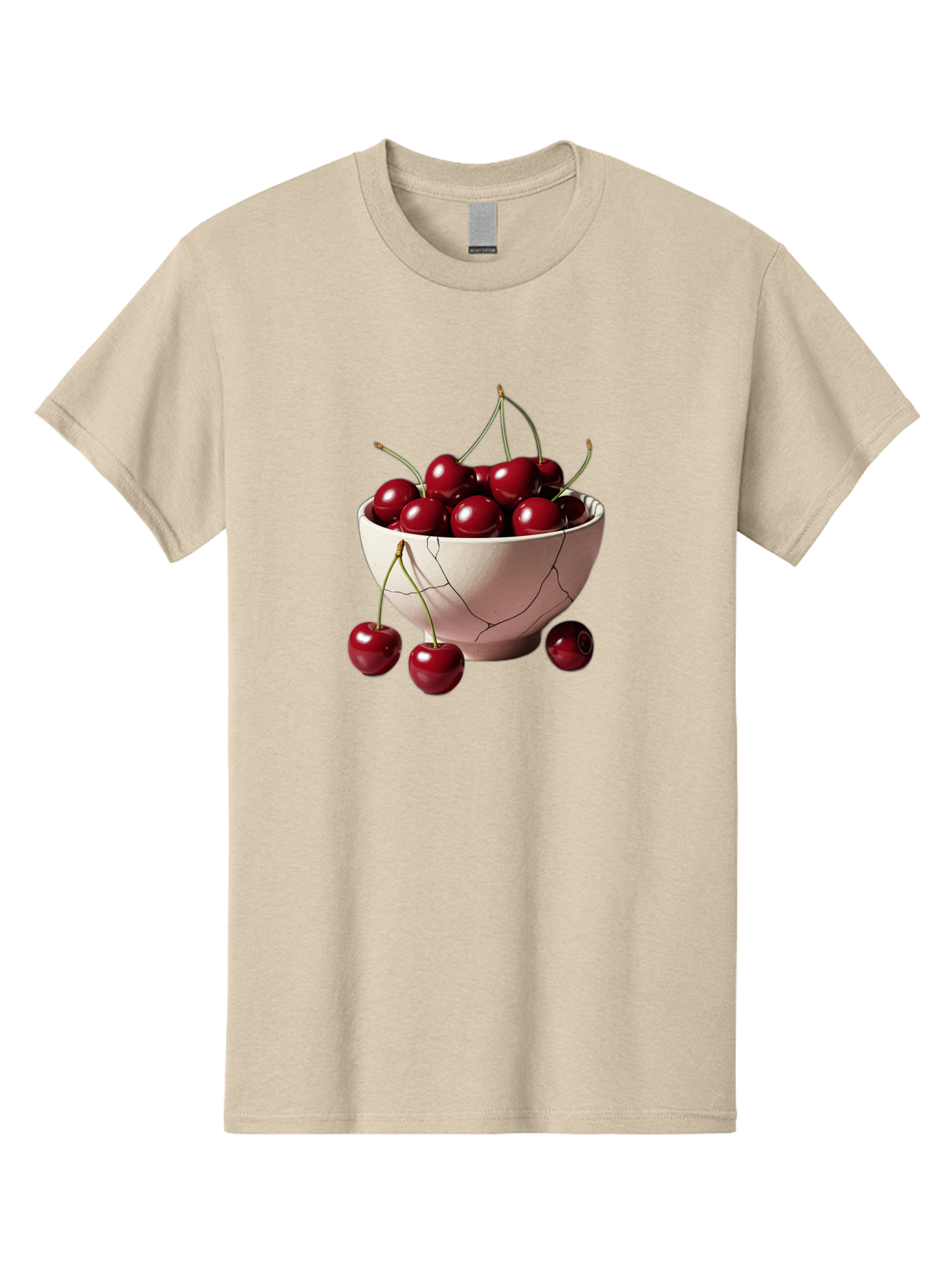 Cherries-In-A-Broken-White-Bowl Men'S Graphic Tee, 100% Cotton, Comfortable Casual Summer Wear, Machine Washable, Vintage Camera, Old Camera, Antique Camera, Black Camera, Classic Photography, Photography Equipment, Nostalgic Device, Bai668