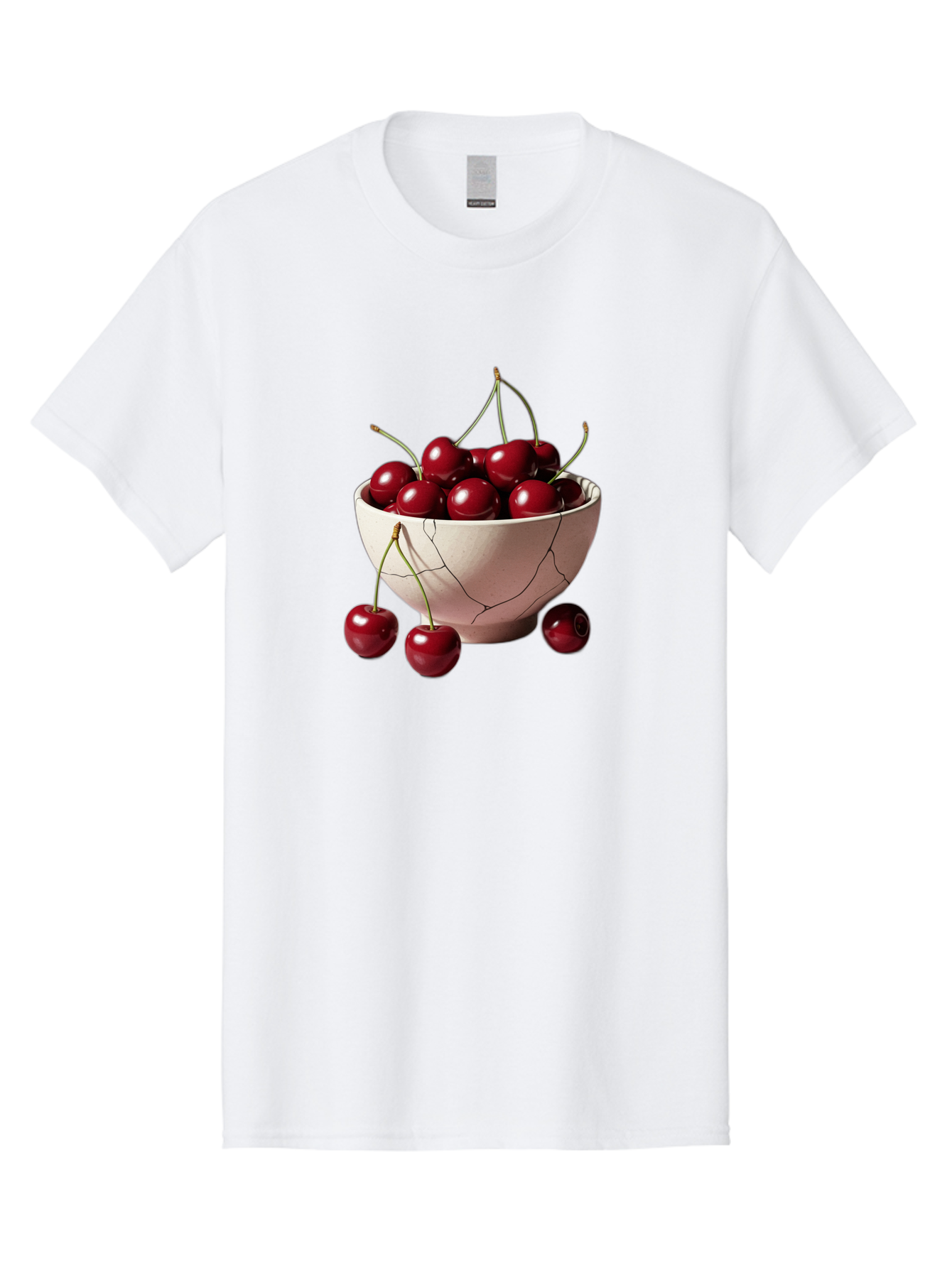 Cherries-In-A-Broken-White-Bowl Men'S Graphic Tee, 100% Cotton, Comfortable Casual Summer Wear, Machine Washable, Vintage Camera, Old Camera, Antique Camera, Black Camera, Classic Photography, Photography Equipment, Nostalgic Device, Bai668