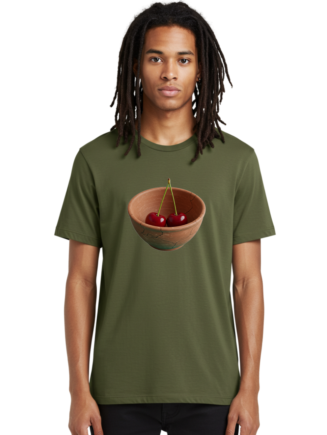 Cherries-In-A-Clay-Bowl Men'S Graphic Tee, 100% Cotton, Comfortable Casual Summer Wear, Machine Washable, Vintage Camera, Old Camera, Antique Camera, Black Camera, Classic Photography, Photography Equipment, Nostalgic Device, Film Camera, Bai669