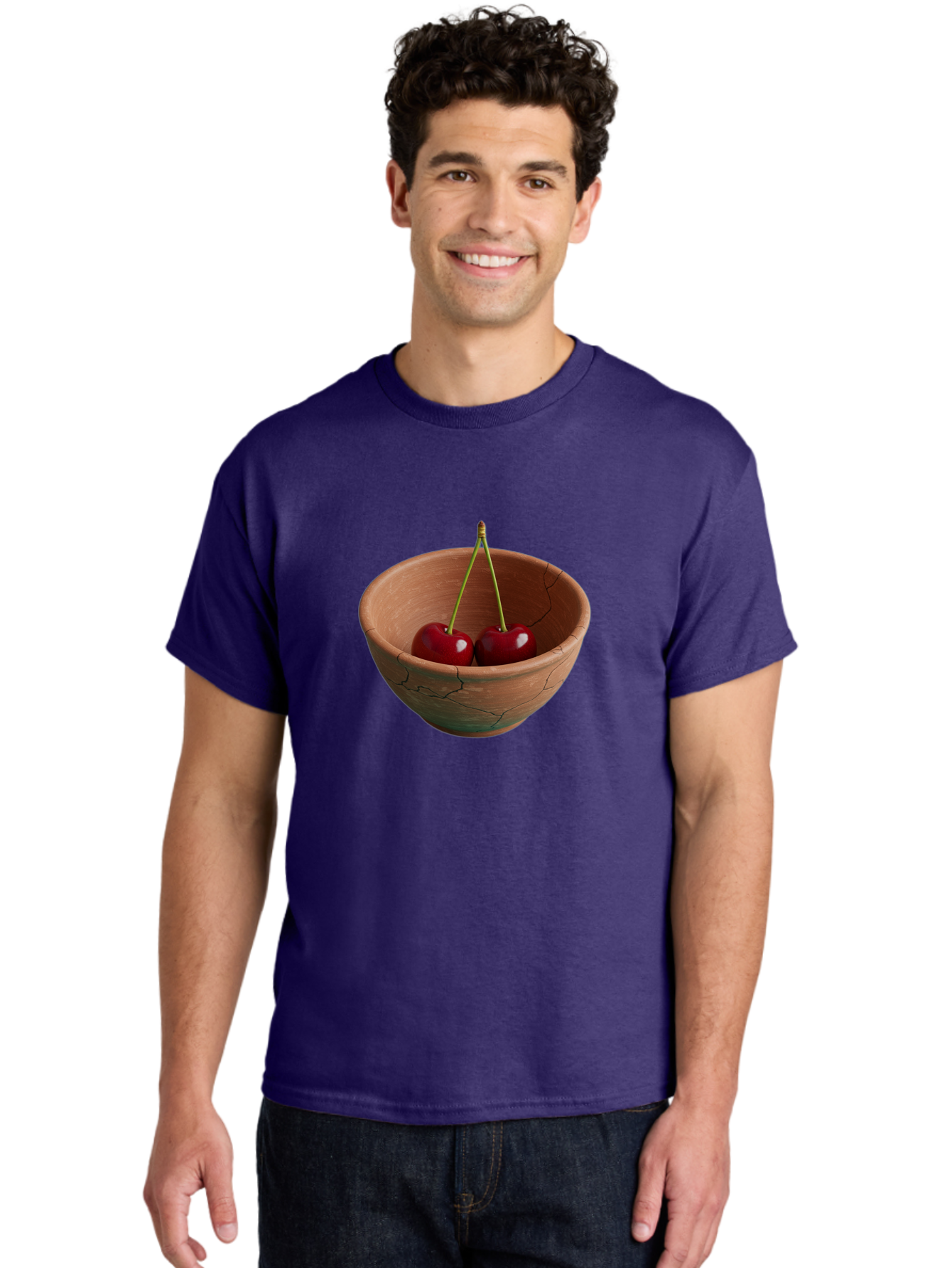 Cherries-In-A-Clay-Bowl Men'S Graphic Tee, 100% Cotton, Comfortable Casual Summer Wear, Machine Washable, Vintage Camera, Old Camera, Antique Camera, Black Camera, Classic Photography, Photography Equipment, Nostalgic Device, Film Camera, Bai669