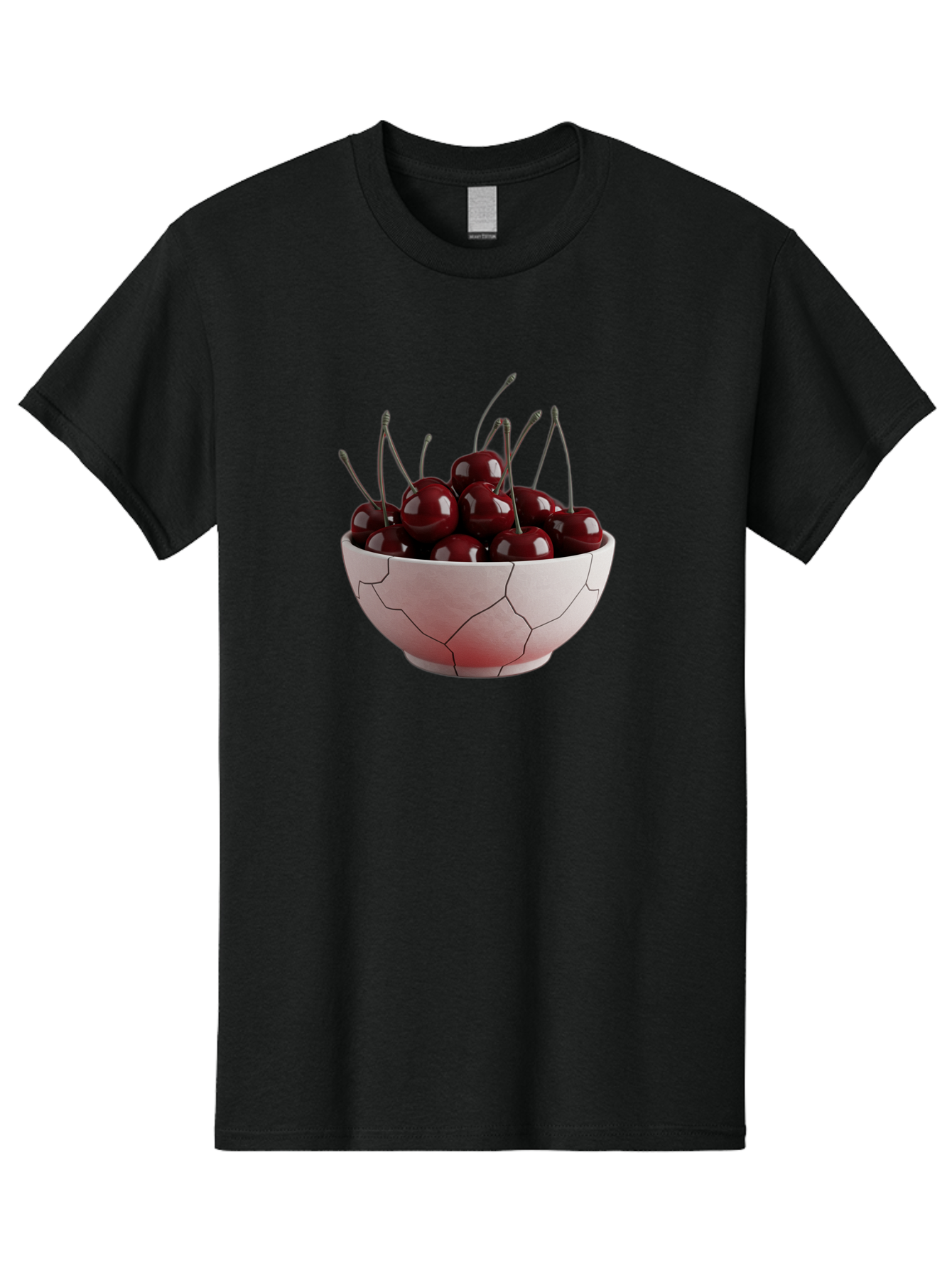 Cherries-In-A-Cracked-Bowl Men'S Graphic Tee, 100% Cotton, Comfortable Casual Summer Wear, Machine Washable, Vintage Camera, Old Camera, Antique Camera, Black Camera, Classic Photography, Photography Equipment, Nostalgic Device, Film Camera, Bai670