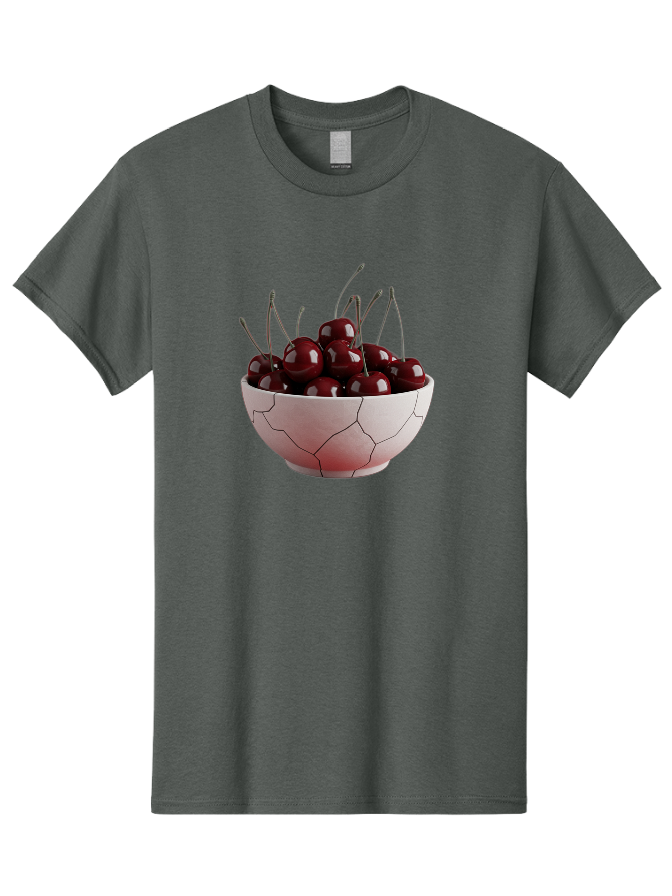 Cherries-In-A-Cracked-Bowl Men'S Graphic Tee, 100% Cotton, Comfortable Casual Summer Wear, Machine Washable, Vintage Camera, Old Camera, Antique Camera, Black Camera, Classic Photography, Photography Equipment, Nostalgic Device, Film Camera, Bai670