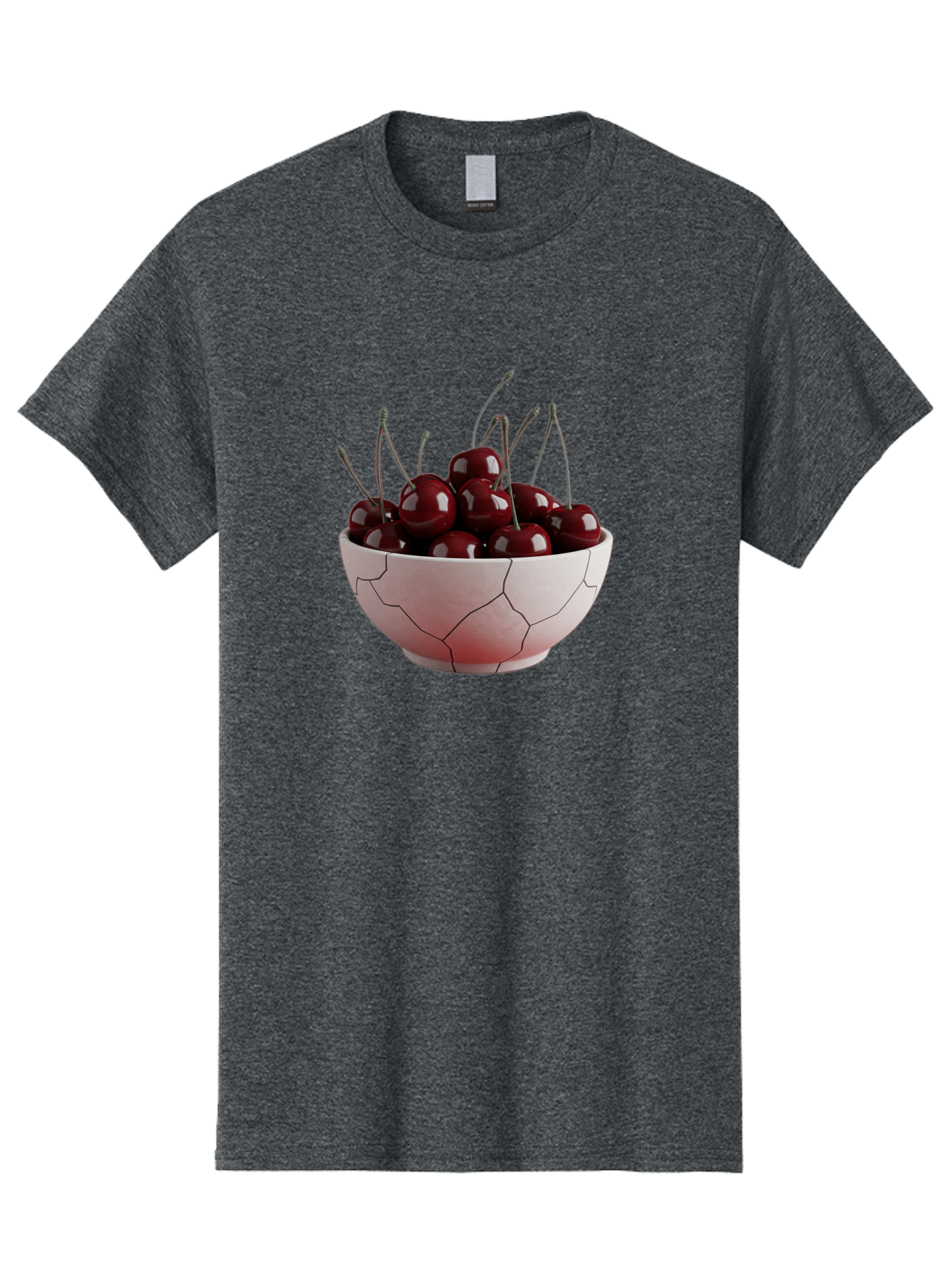 Cherries-In-A-Cracked-Bowl Men'S Graphic Tee, 100% Cotton, Comfortable Casual Summer Wear, Machine Washable, Vintage Camera, Old Camera, Antique Camera, Black Camera, Classic Photography, Photography Equipment, Nostalgic Device, Film Camera, Bai670