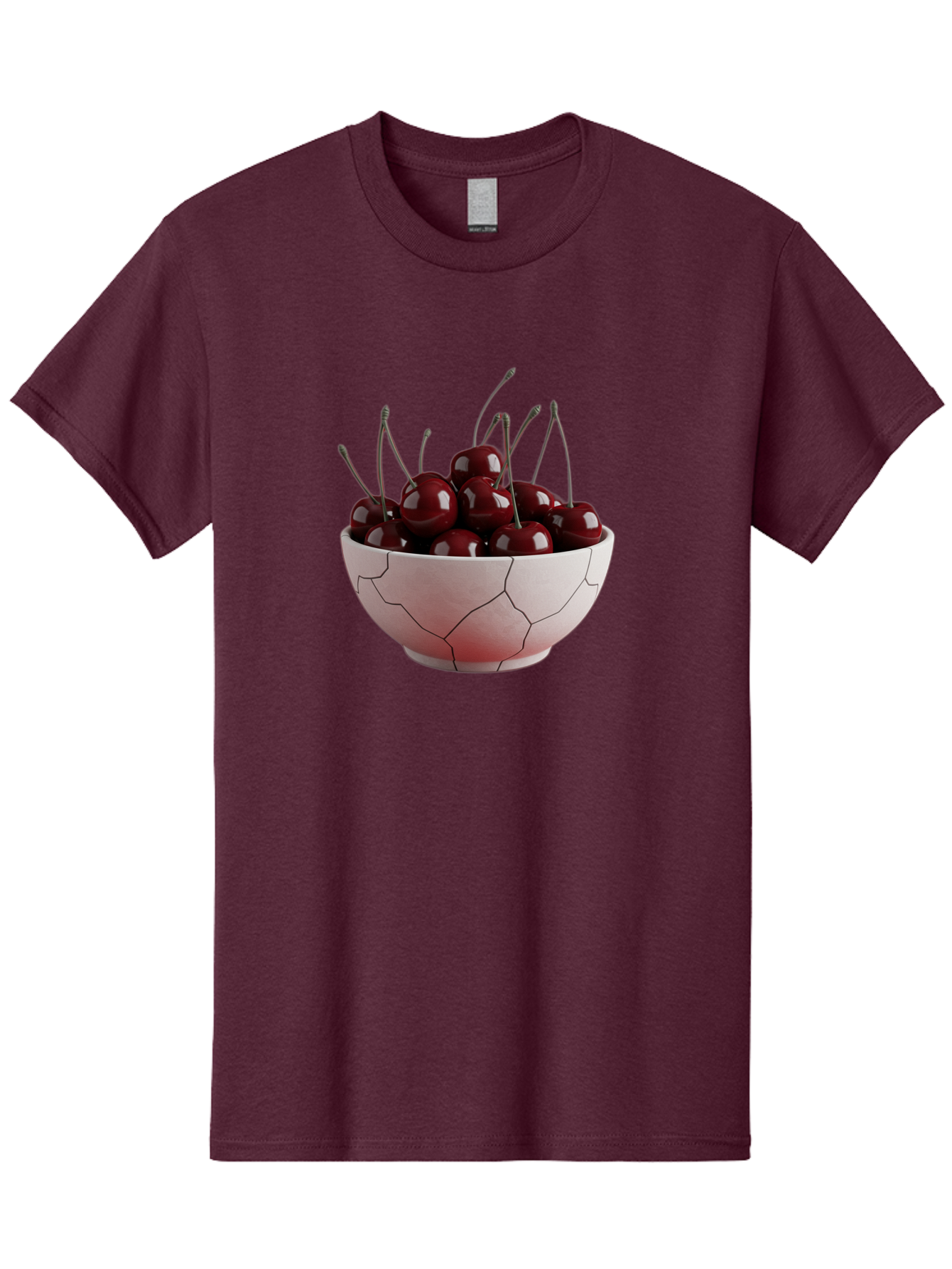 Cherries-In-A-Cracked-Bowl Men'S Graphic Tee, 100% Cotton, Comfortable Casual Summer Wear, Machine Washable, Vintage Camera, Old Camera, Antique Camera, Black Camera, Classic Photography, Photography Equipment, Nostalgic Device, Film Camera, Bai670