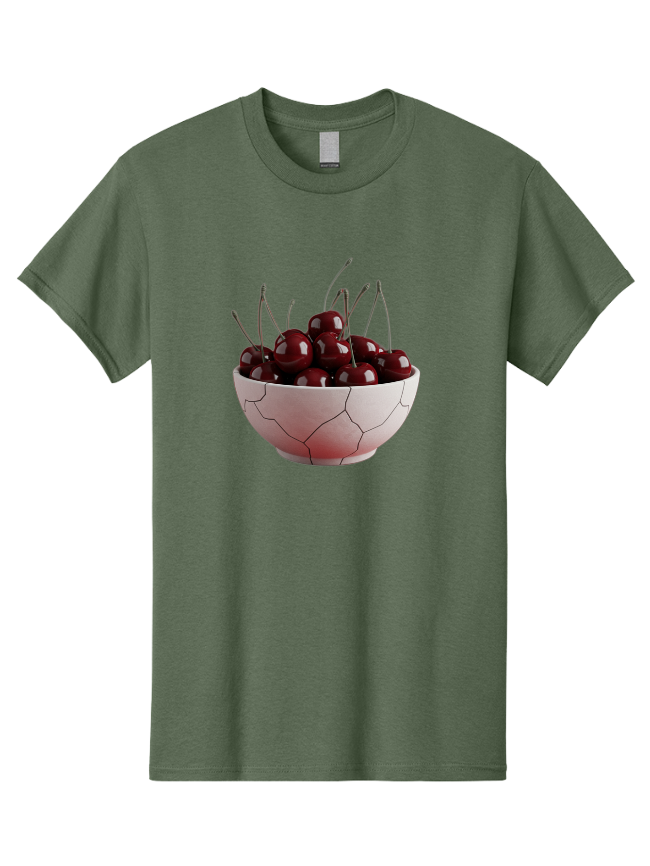 Cherries-In-A-Cracked-Bowl Men'S Graphic Tee, 100% Cotton, Comfortable Casual Summer Wear, Machine Washable, Vintage Camera, Old Camera, Antique Camera, Black Camera, Classic Photography, Photography Equipment, Nostalgic Device, Film Camera, Bai670