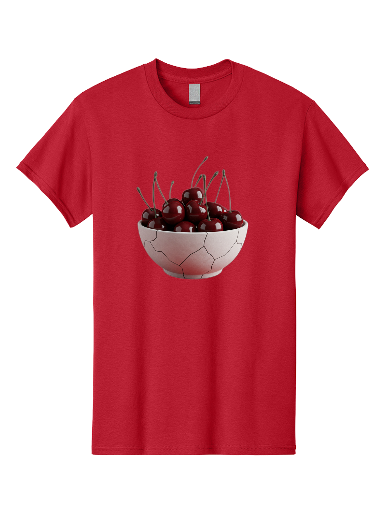 Cherries-In-A-Cracked-Bowl Men'S Graphic Tee, 100% Cotton, Comfortable Casual Summer Wear, Machine Washable, Vintage Camera, Old Camera, Antique Camera, Black Camera, Classic Photography, Photography Equipment, Nostalgic Device, Film Camera, Bai670