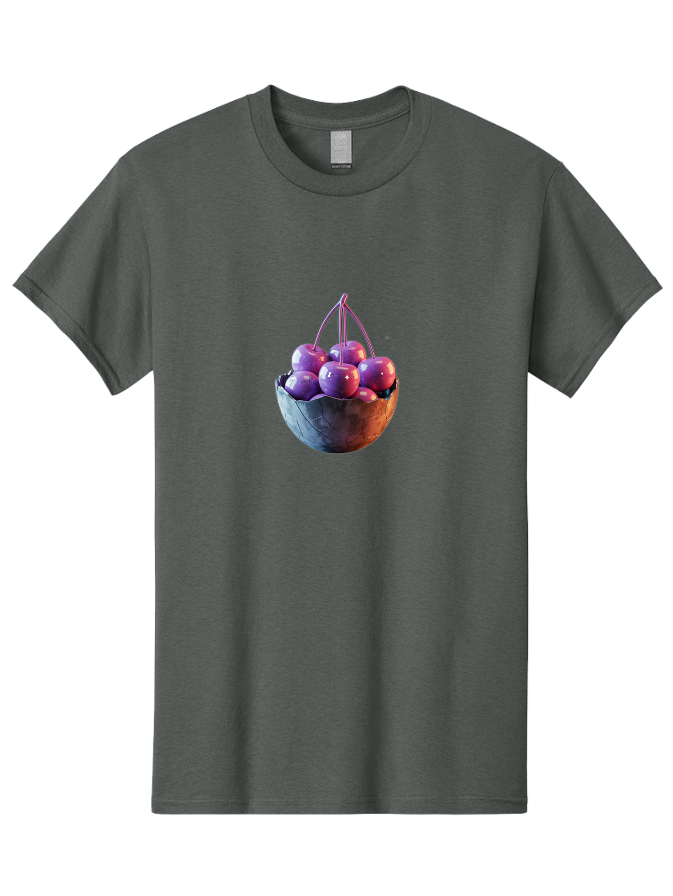 Cherries-In-Basket-1 Men'S Graphic Tee, 100% Cotton, Comfortable Casual Summer Wear, Machine Washable, Vintage Camera, Old Camera, Antique Camera, Black Camera, Classic Photography, Photography Equipment, Nostalgic Device, Film Camera, Bai671