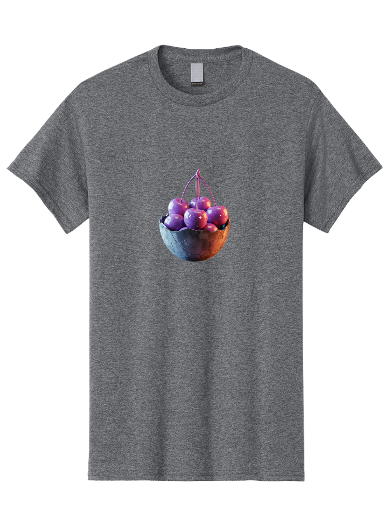 Cherries-In-Basket-1 Men'S Graphic Tee, 100% Cotton, Comfortable Casual Summer Wear, Machine Washable, Vintage Camera, Old Camera, Antique Camera, Black Camera, Classic Photography, Photography Equipment, Nostalgic Device, Film Camera, Bai671