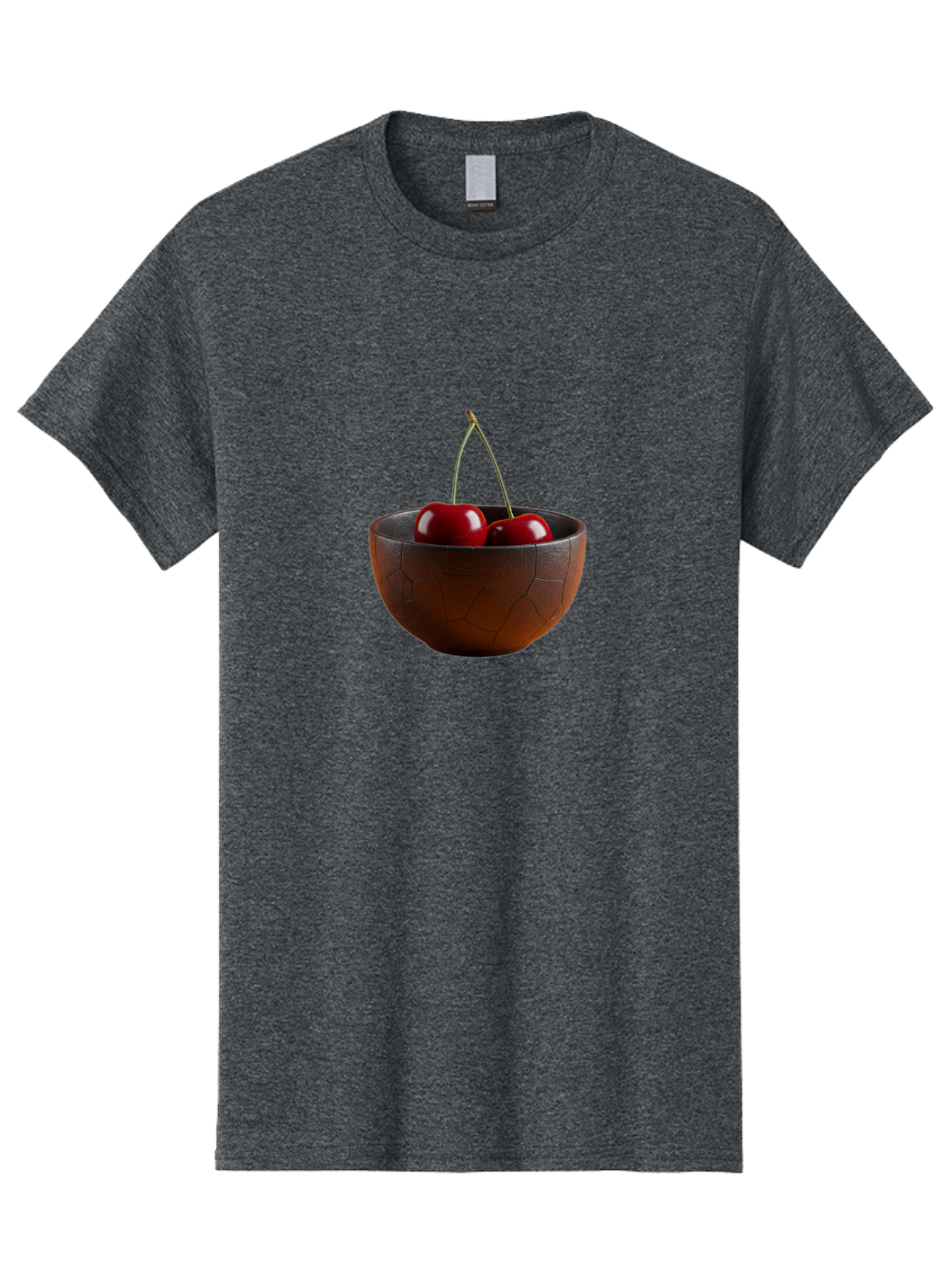 Cherries-In-Bowl-1 Men'S Graphic Tee, 100% Cotton, Comfortable Casual Summer Wear, Machine Washable, Vintage Camera, Old Camera, Antique Camera, Black Camera, Classic Photography, Photography Equipment, Nostalgic Device, Film Camera, Bai673