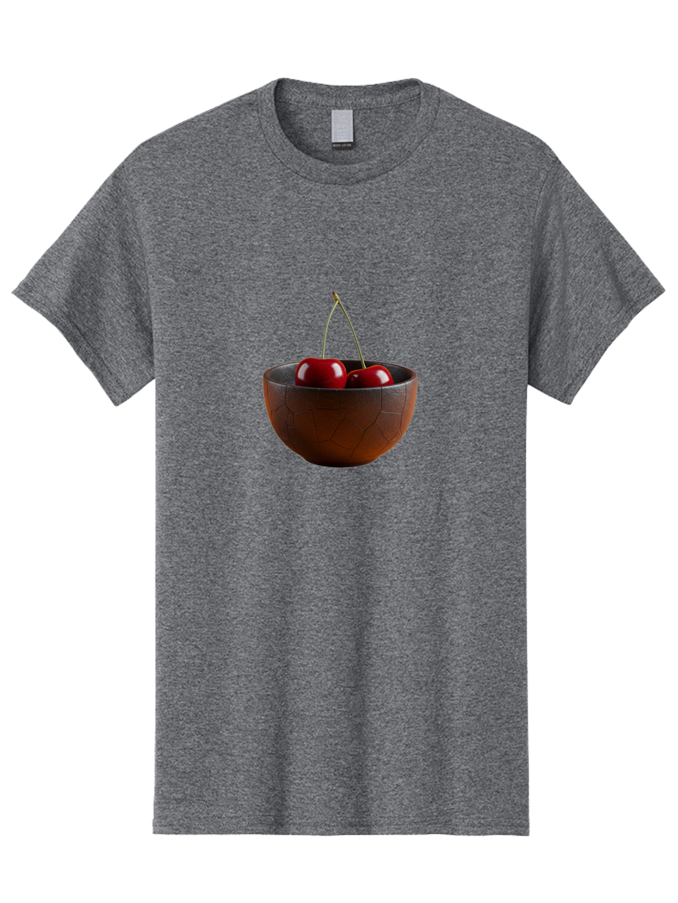 Cherries-In-Bowl-1 Men'S Graphic Tee, 100% Cotton, Comfortable Casual Summer Wear, Machine Washable, Vintage Camera, Old Camera, Antique Camera, Black Camera, Classic Photography, Photography Equipment, Nostalgic Device, Film Camera, Bai673