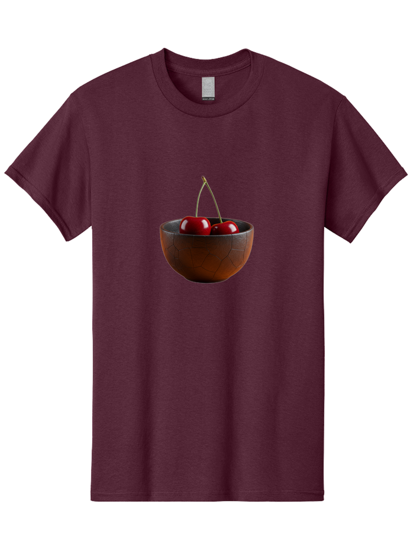 Cherries-In-Bowl-1 Men'S Graphic Tee, 100% Cotton, Comfortable Casual Summer Wear, Machine Washable, Vintage Camera, Old Camera, Antique Camera, Black Camera, Classic Photography, Photography Equipment, Nostalgic Device, Film Camera, Bai673