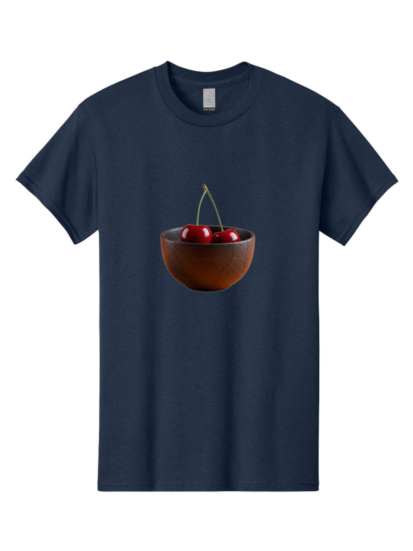 Cherries-In-Bowl-1 Men'S Graphic Tee, 100% Cotton, Comfortable Casual Summer Wear, Machine Washable, Vintage Camera, Old Camera, Antique Camera, Black Camera, Classic Photography, Photography Equipment, Nostalgic Device, Film Camera, Bai673