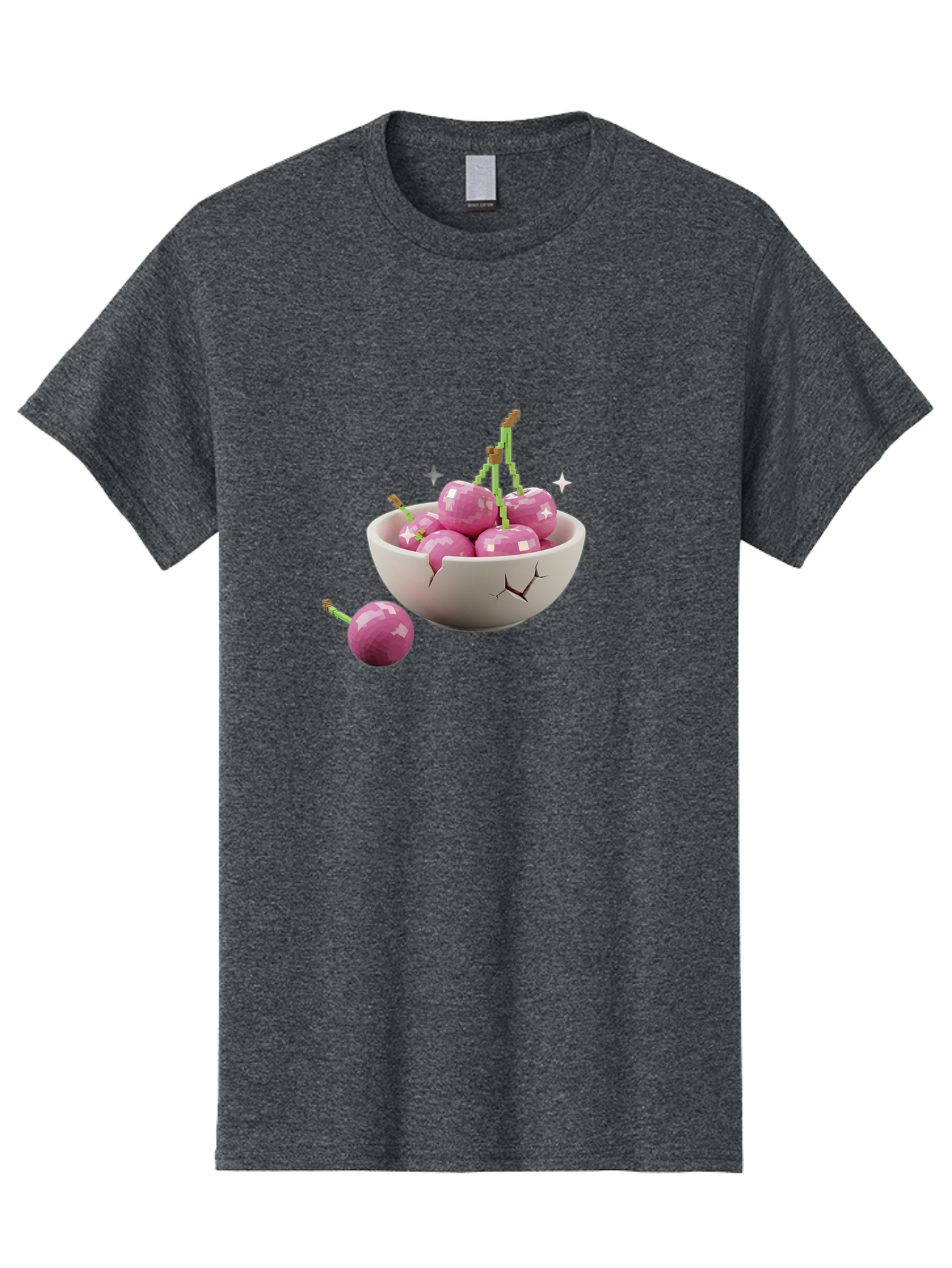 Cherries-In-Bowl-10 Men'S Graphic Tee, 100% Cotton, Comfortable Casual Summer Wear, Machine Washable, Vintage Camera, Old Camera, Antique Camera, Black Camera, Classic Photography, Photography Equipment, Nostalgic Device, Film Camera, Bai674