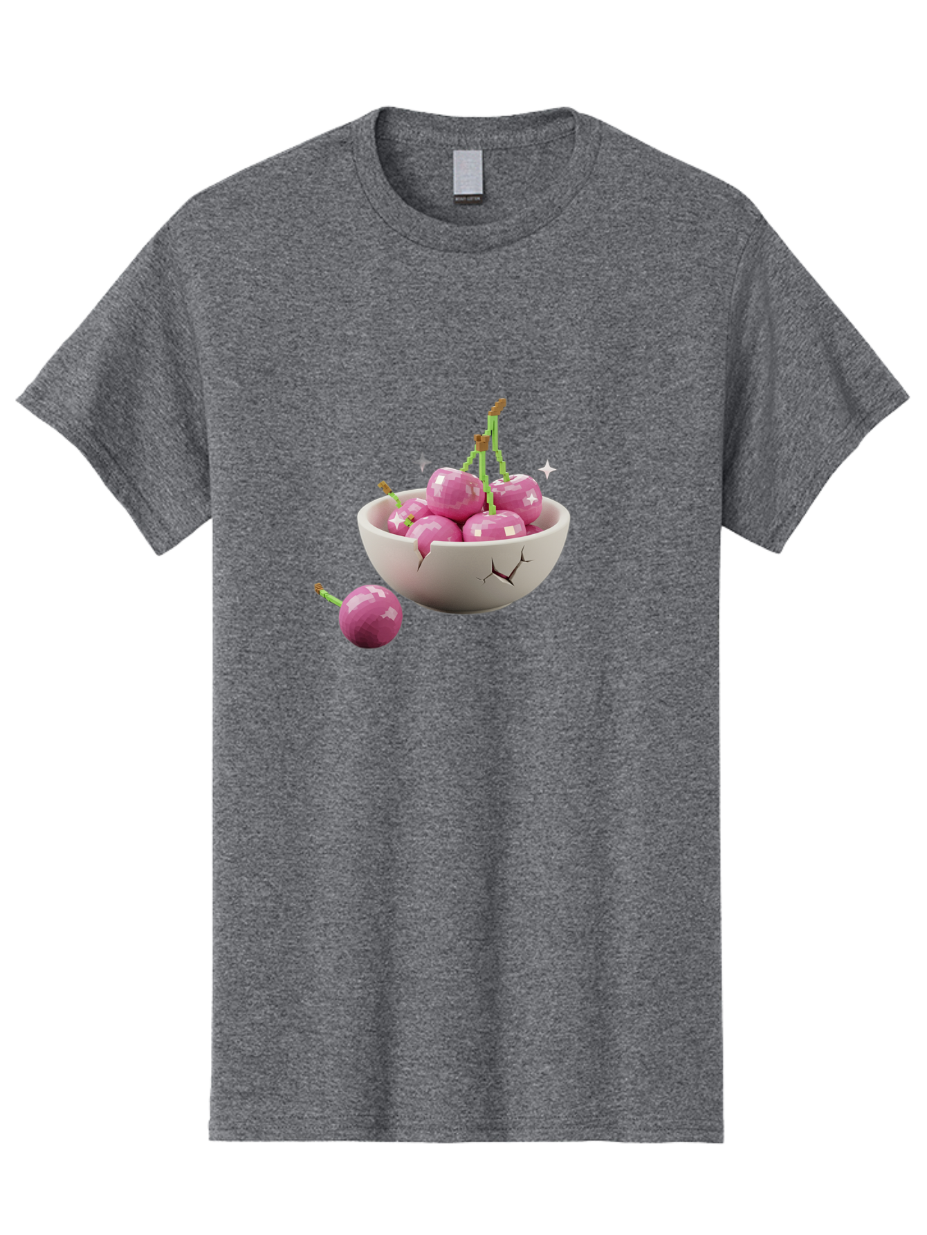 Cherries-In-Bowl-10 Men'S Graphic Tee, 100% Cotton, Comfortable Casual Summer Wear, Machine Washable, Vintage Camera, Old Camera, Antique Camera, Black Camera, Classic Photography, Photography Equipment, Nostalgic Device, Film Camera, Bai674