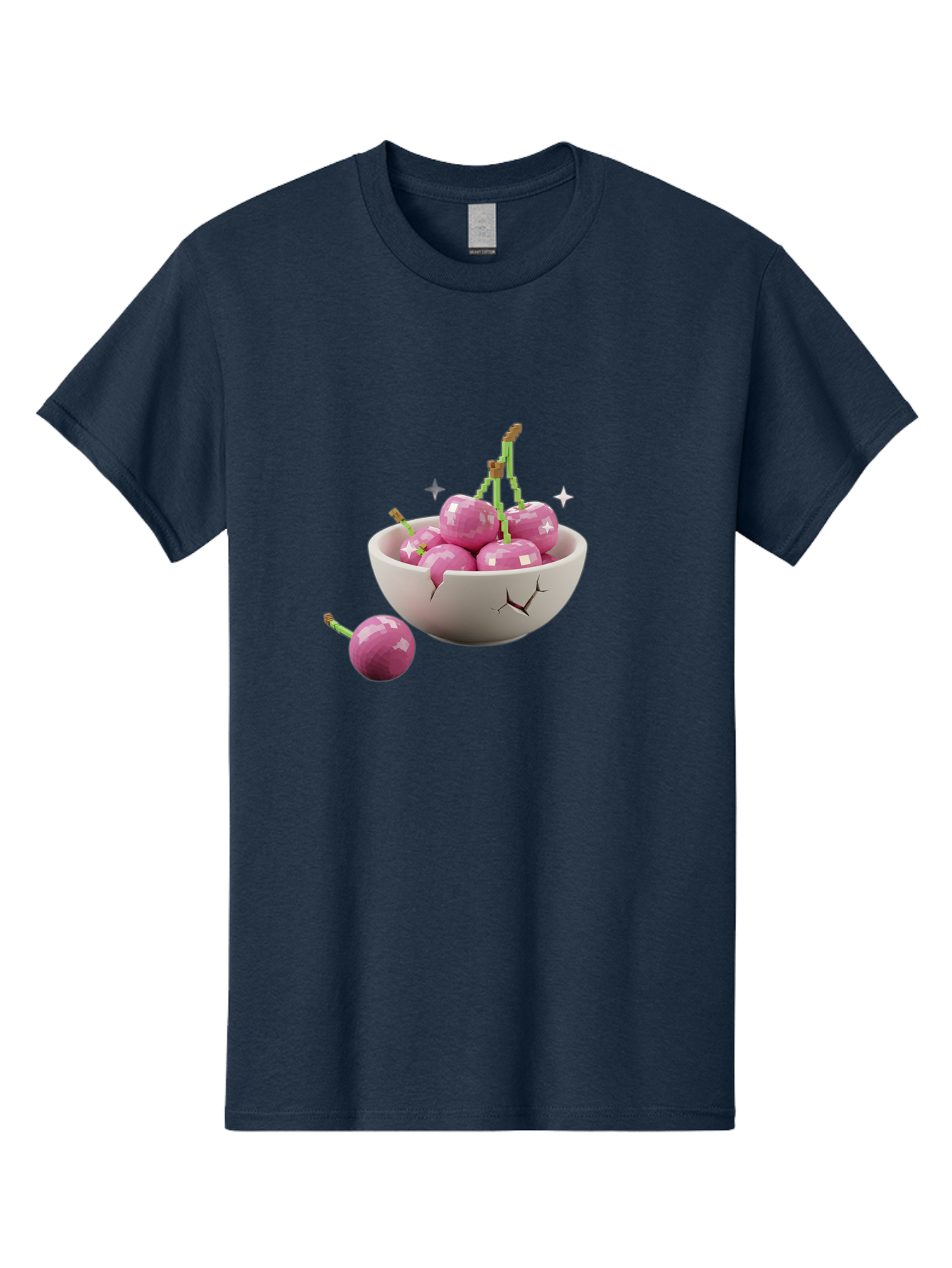 Cherries-In-Bowl-10 Men'S Graphic Tee, 100% Cotton, Comfortable Casual Summer Wear, Machine Washable, Vintage Camera, Old Camera, Antique Camera, Black Camera, Classic Photography, Photography Equipment, Nostalgic Device, Film Camera, Bai674
