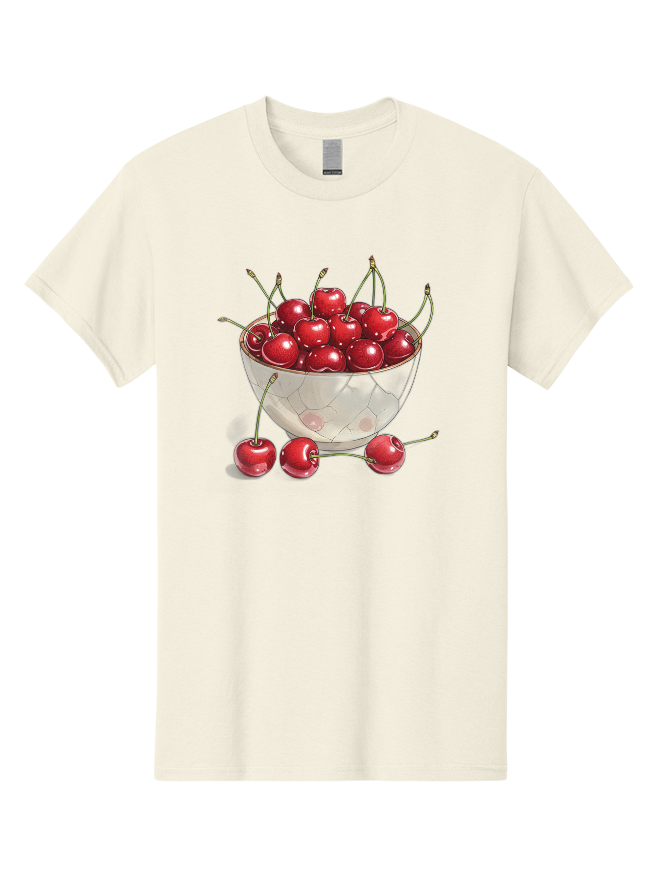 Cherries-In-Bowl-11 Men'S Graphic Tee, 100% Cotton, Comfortable Casual Summer Wear, Machine Washable, Vintage Camera, Old Camera, Antique Camera, Black Camera, Classic Photography, Photography Equipment, Nostalgic Device, Film Camera, Bai675