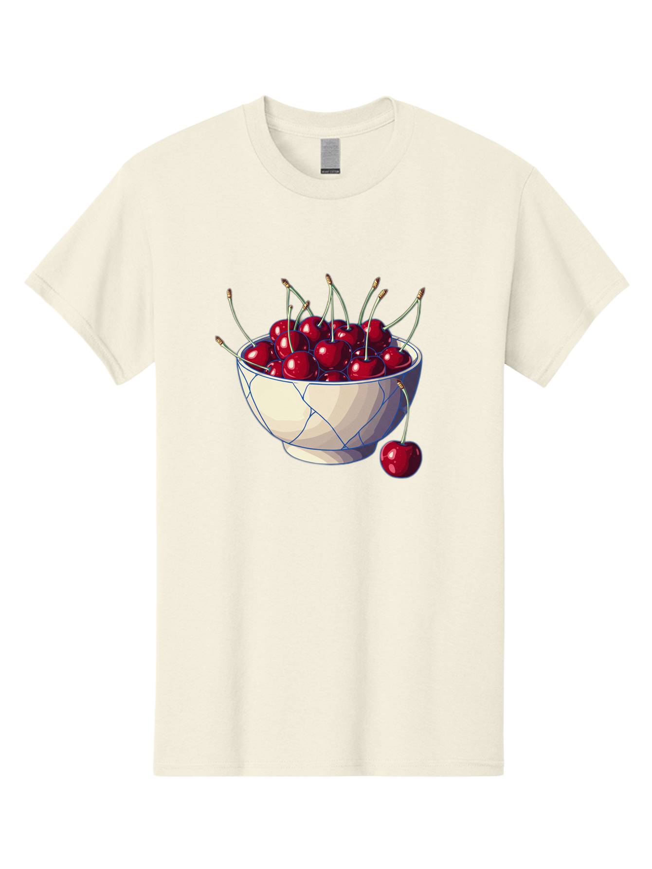 Cherries-In-Bowl-12 Men'S Graphic Tee, 100% Cotton, Comfortable Casual Summer Wear, Machine Washable, Vintage Camera, Old Camera, Antique Camera, Black Camera, Classic Photography, Photography Equipment, Nostalgic Device, Film Camera, Bai676