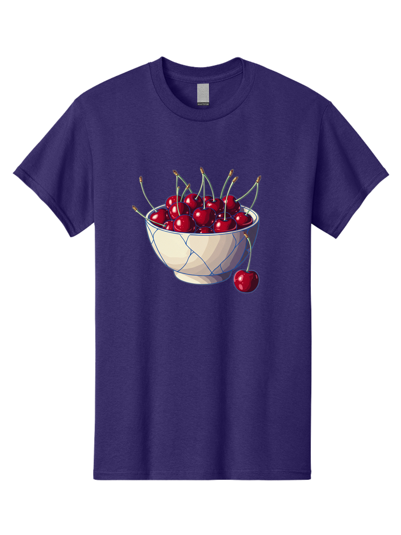 Cherries-In-Bowl-12 Men'S Graphic Tee, 100% Cotton, Comfortable Casual Summer Wear, Machine Washable, Vintage Camera, Old Camera, Antique Camera, Black Camera, Classic Photography, Photography Equipment, Nostalgic Device, Film Camera, Bai676